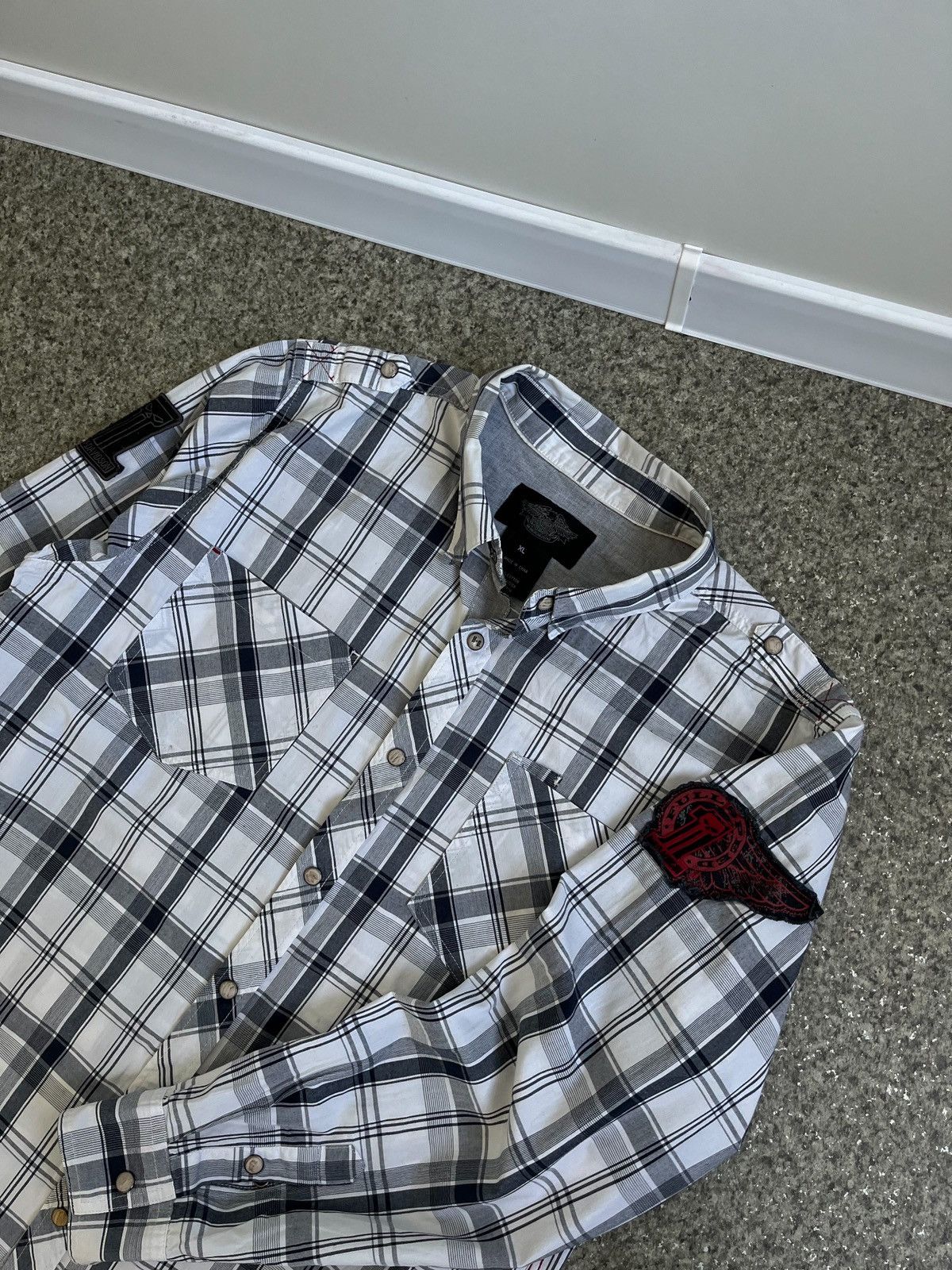 Harley Davidson × Vintage VINTAGE HARLEY DAVIDSON MENS SHIRT SIZE XL MOTOR CLOTHES Size US XL / EU 56 / 4 - 2 Thumbnail