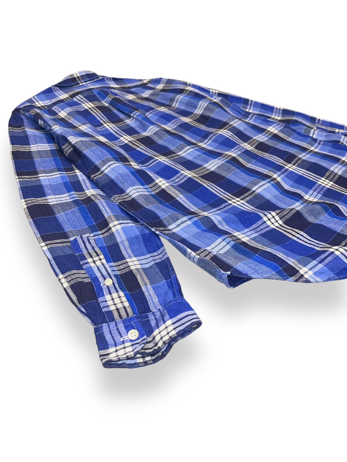 Polo Ralph Lauren Ralph Lauren Checkered Blue Flannel Shirt Size US S / EU 44-46 / 1 - 8 Thumbnail