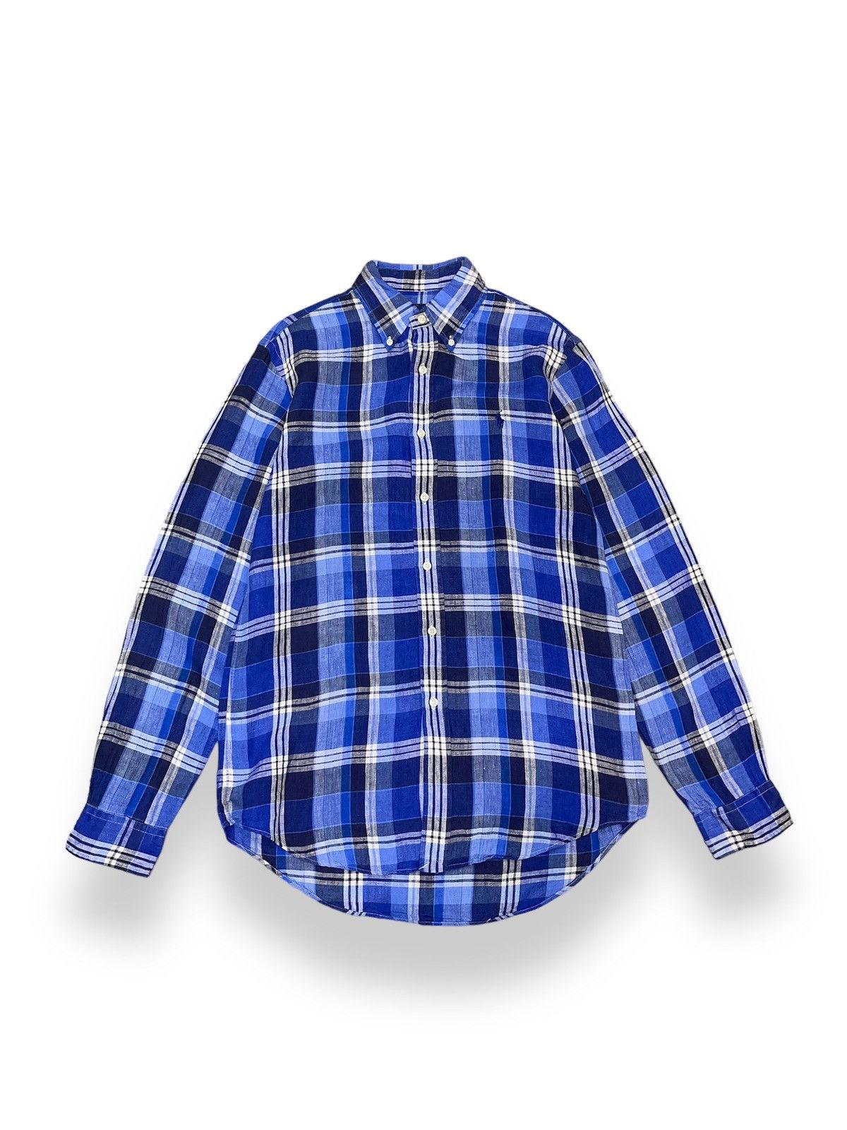 Polo Ralph Lauren Ralph Lauren Checkered Blue Flannel Shirt Size US S / EU 44-46 / 1 - 1 Thumbnail