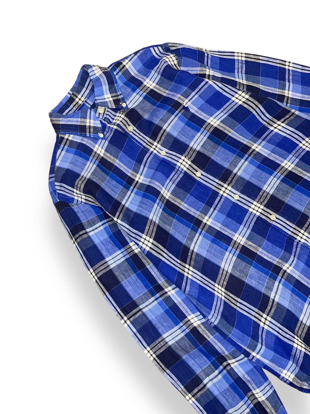 Polo Ralph Lauren Ralph Lauren Checkered Blue Flannel Shirt Size US S / EU 44-46 / 1 - 6 Thumbnail