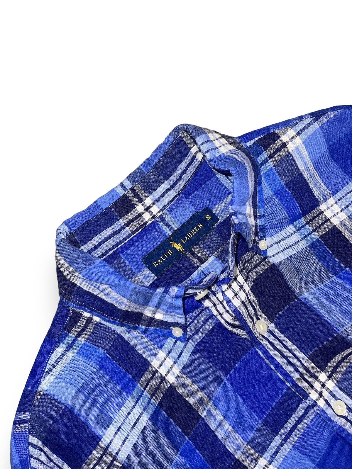 Polo Ralph Lauren Ralph Lauren Checkered Blue Flannel Shirt Size US S / EU 44-46 / 1 - 11 Thumbnail