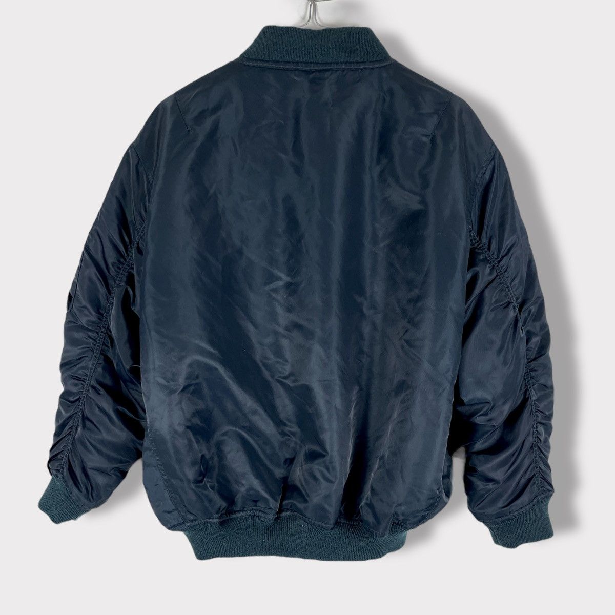 Alpha Industries Vintage MA1 U.S.A Army Nylon Bomber Flight Jacket Size US S / EU 44-46 / 1 - 3 Thumbnail