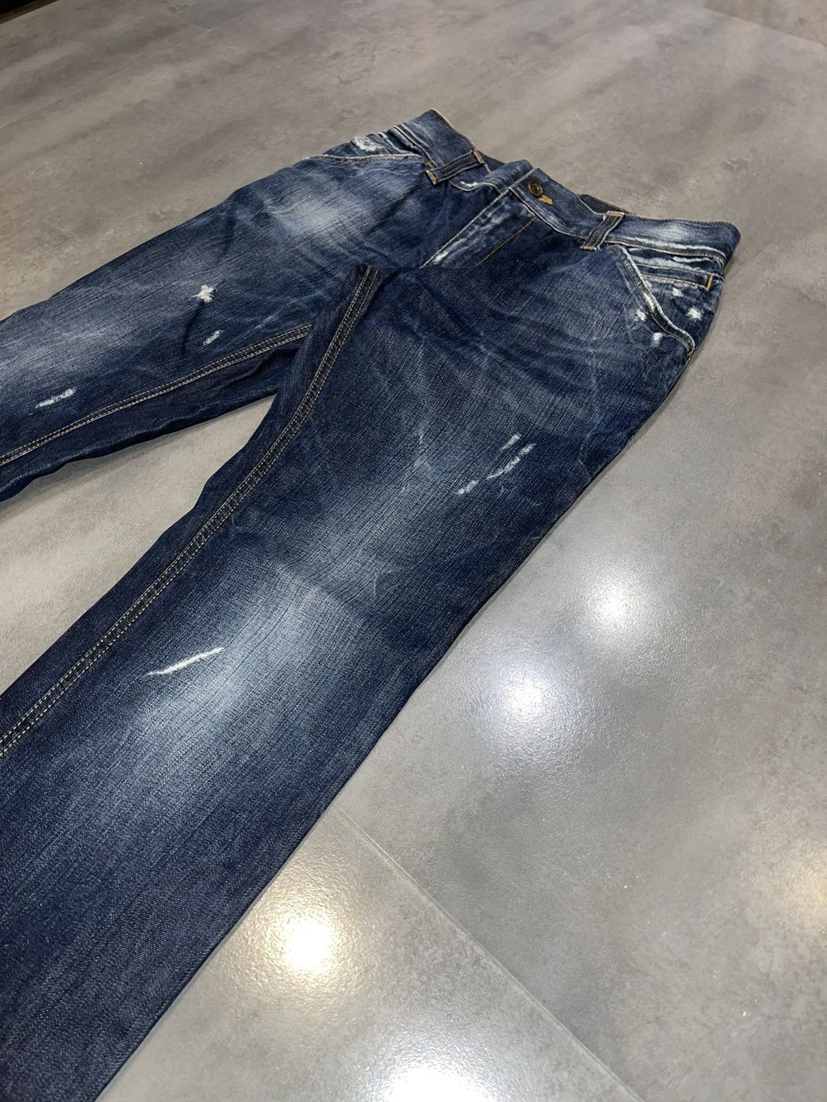 Dolce & Gabbana Dolce & Gabbana Distressed Denim Pants Size US 30 / EU 46 - 2 Thumbnail