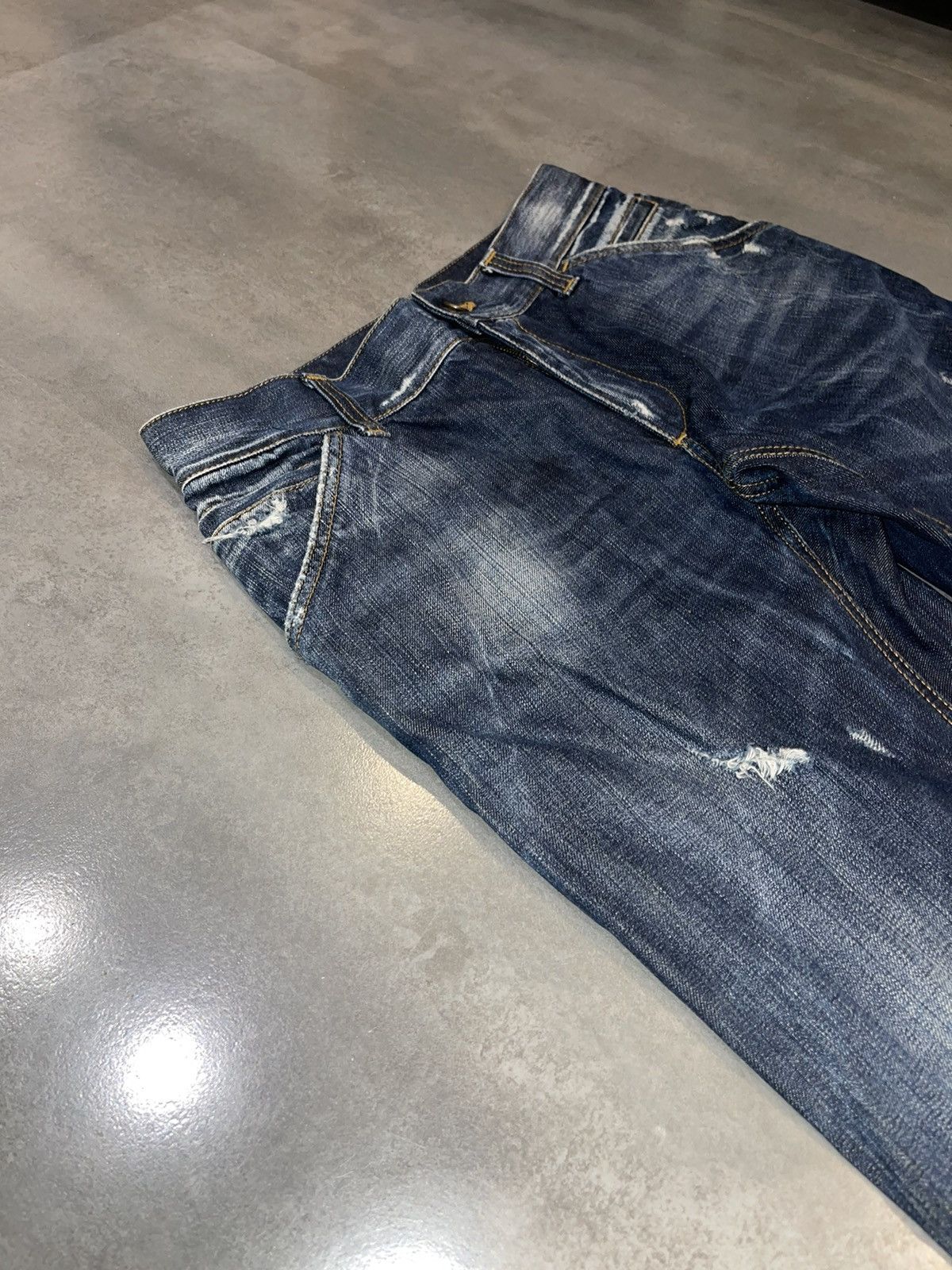 Dolce & Gabbana Dolce & Gabbana Distressed Denim Pants Size US 30 / EU 46 - 4 Thumbnail