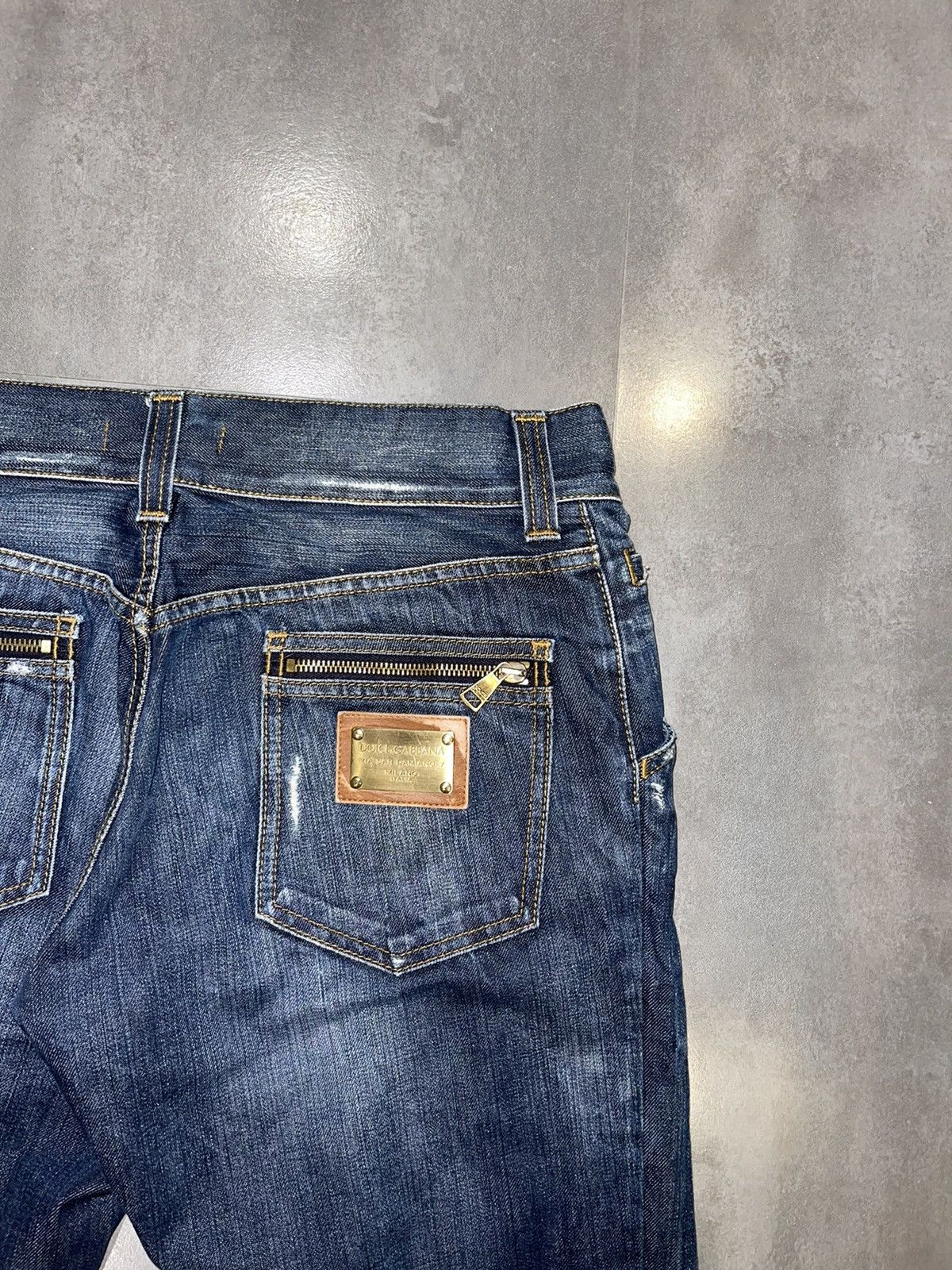 Dolce & Gabbana Dolce & Gabbana Distressed Denim Pants Size US 30 / EU 46 - 7 Thumbnail