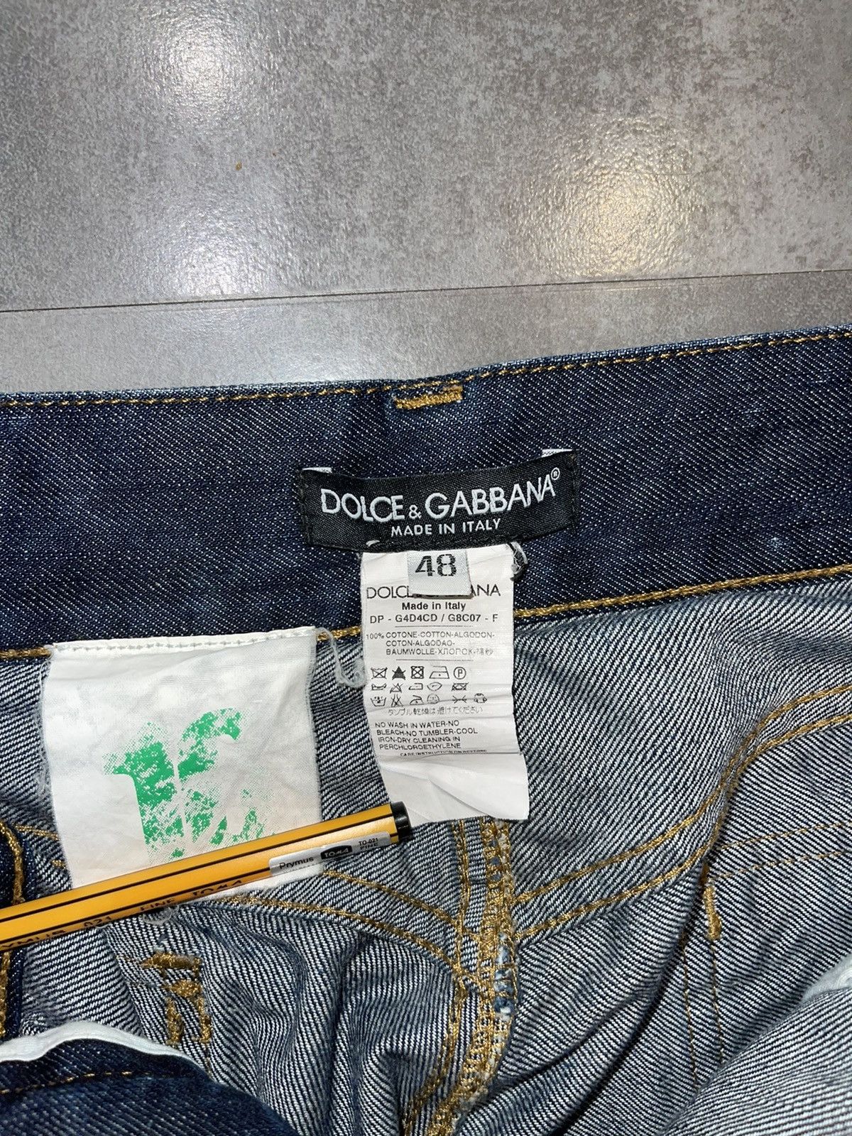 Dolce & Gabbana Dolce & Gabbana Distressed Denim Pants Size US 30 / EU 46 - 14 Thumbnail