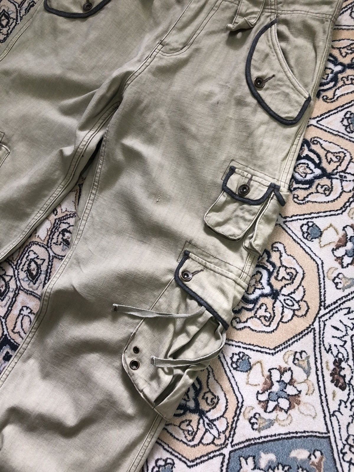 Vintage Vintage Sumu INTL Military Style Cargo Pants Size US 34 / EU 50 - 5 Thumbnail