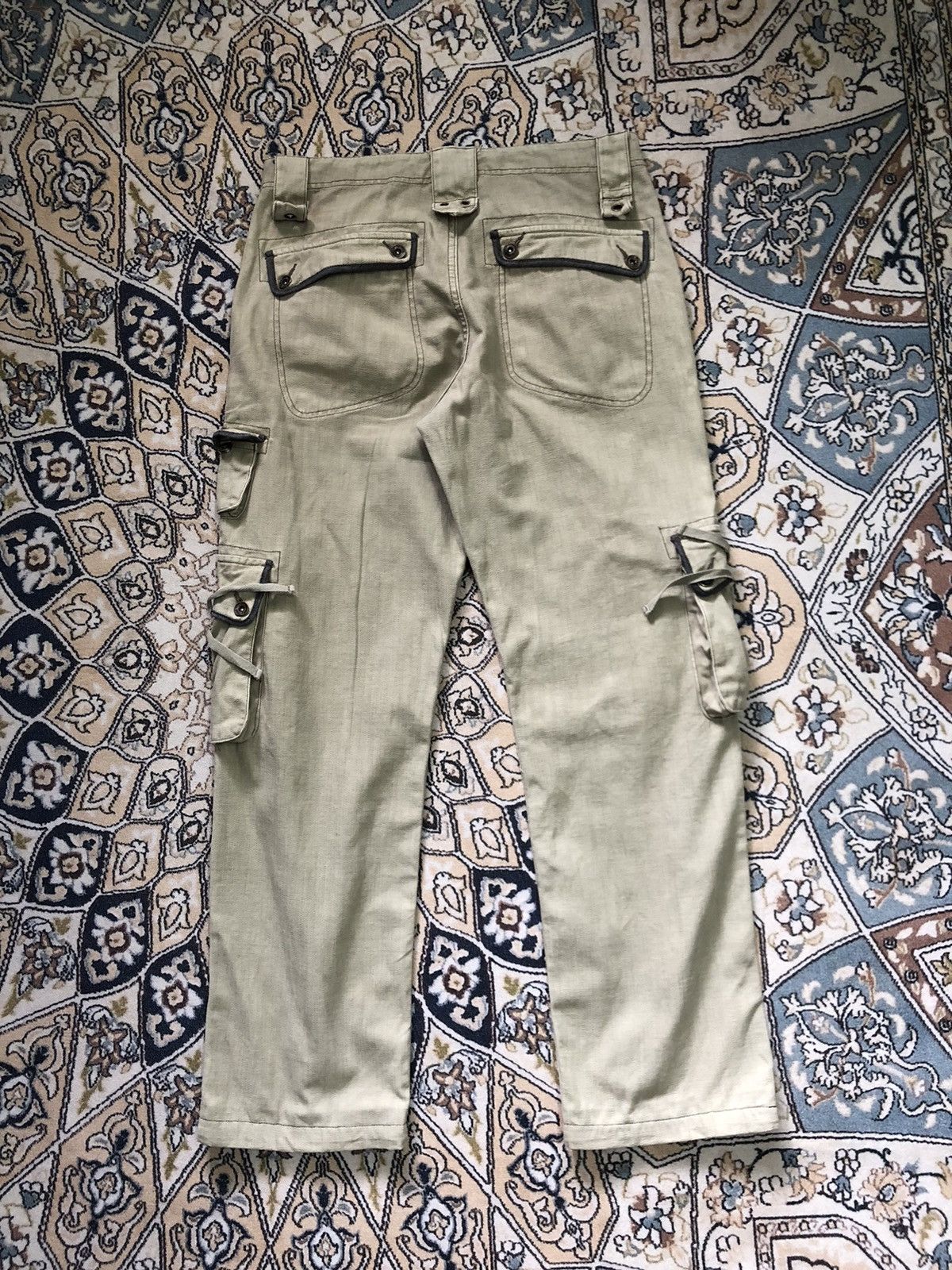Vintage Vintage Sumu INTL Military Style Cargo Pants Size US 34 / EU 50 - 2 Thumbnail