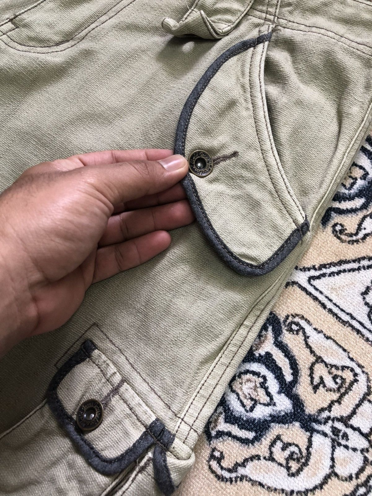 Vintage Vintage Sumu INTL Military Style Cargo Pants Size US 34 / EU 50 - 7 Thumbnail