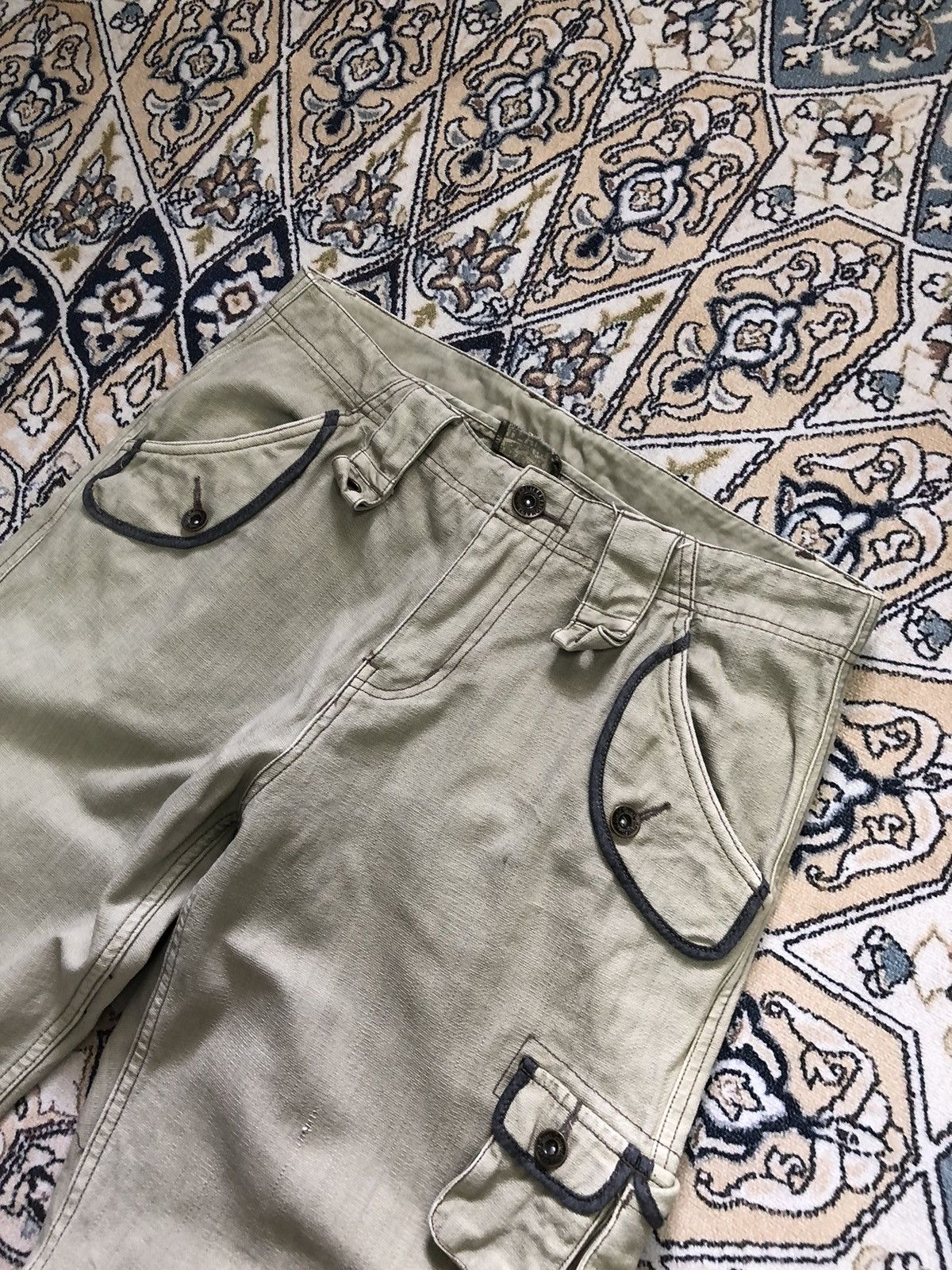 Vintage Vintage Sumu INTL Military Style Cargo Pants Size US 34 / EU 50 - 6 Thumbnail