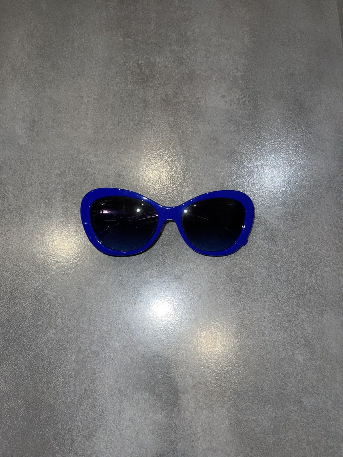 Chanel Chanel 5264 C.1445/S2 Blue Transparent Cobain Sunglasses Size ONE SIZE - 4 Thumbnail