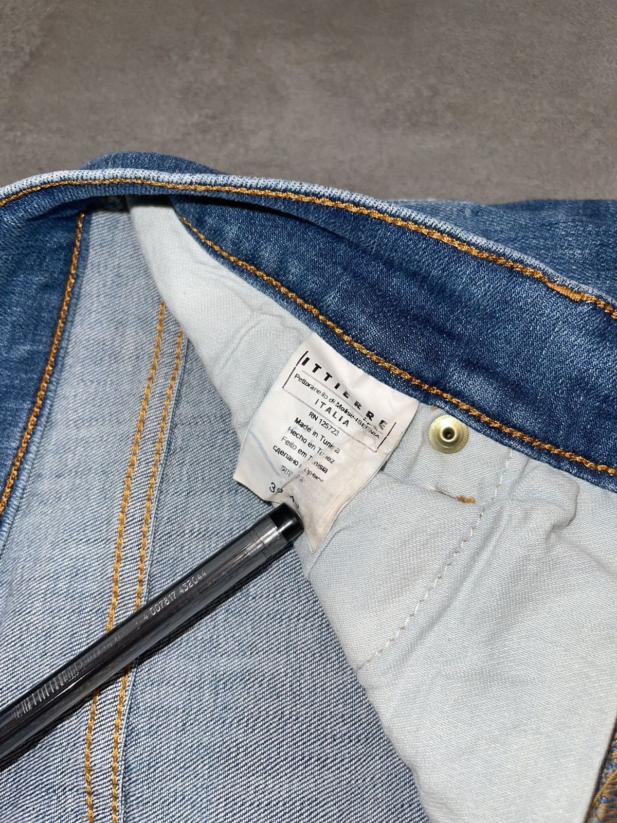 John Galliano Galliano Indigo Biker Denim Pants Size US 35 - 12 Thumbnail