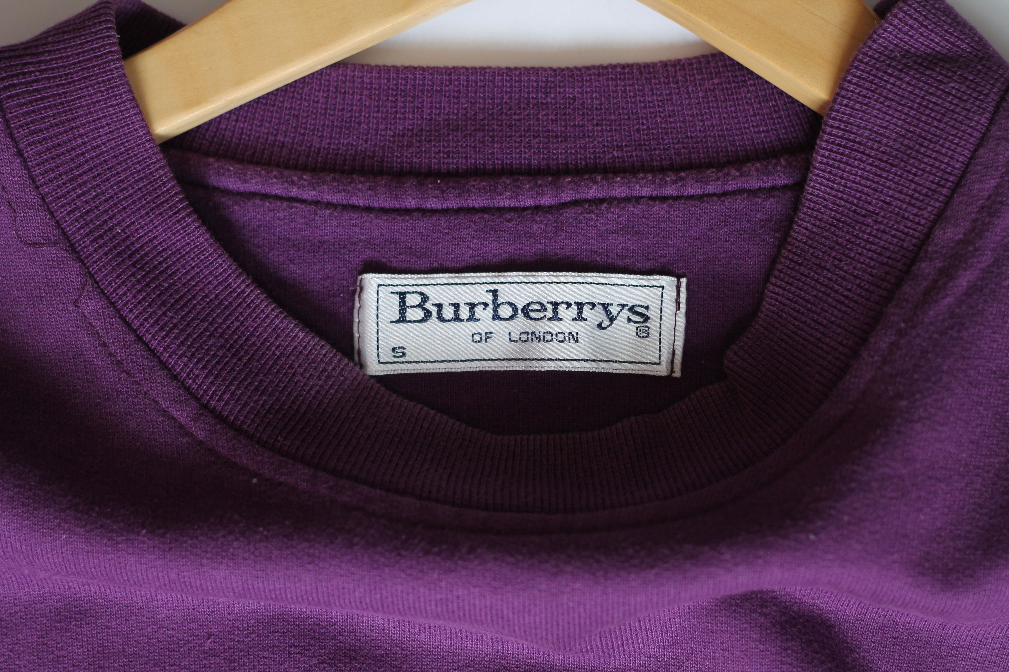 Burberry Rare vintage Burberrys Burberry big logo sweatshirt sweater Size US S / EU 44-46 / 1 - 7 Thumbnail