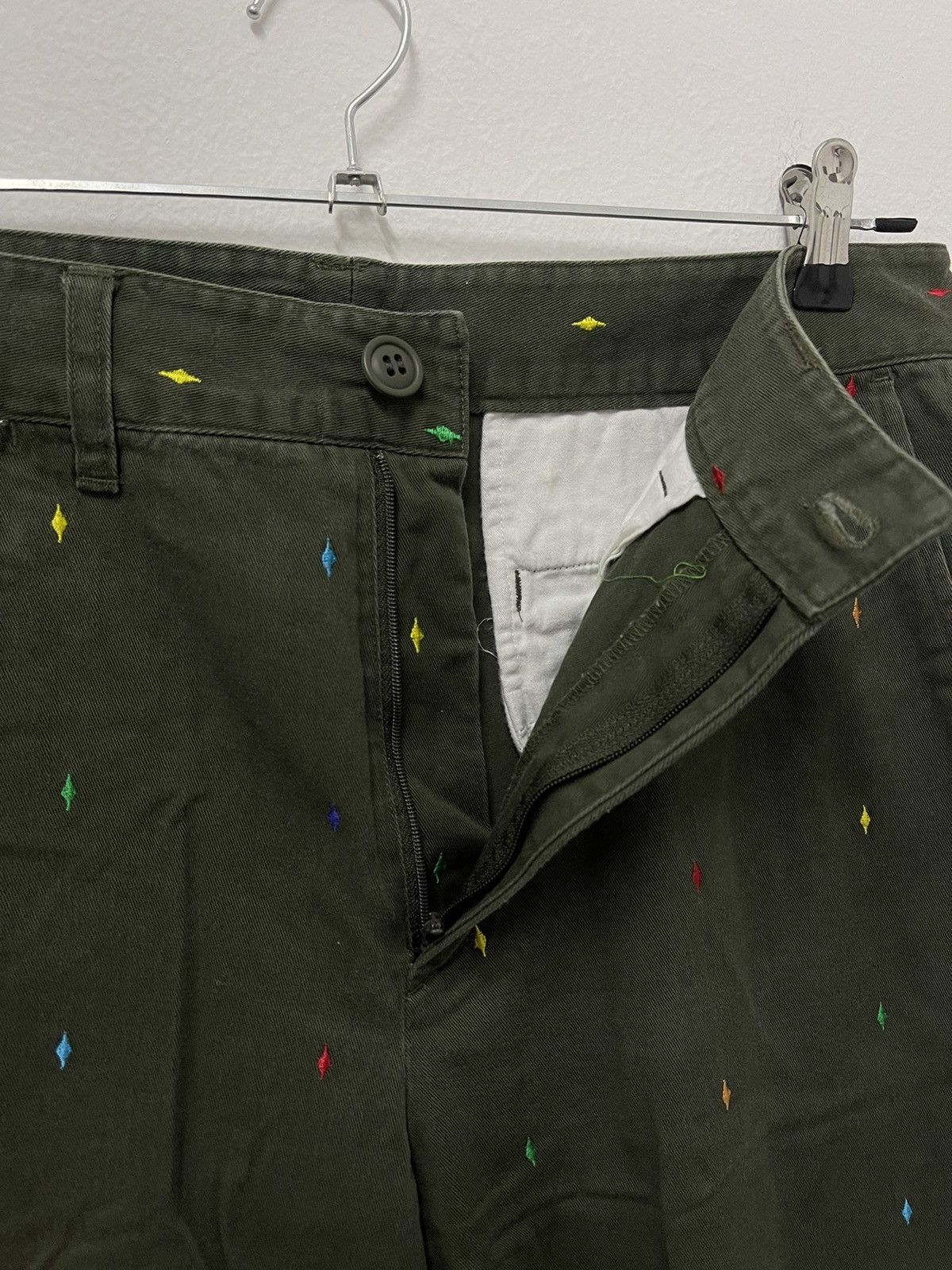 Tommy Hilfiger × Vintage Vintage Tommy Hilfiger Logo Rainbow Military Trousers Pants Size US 32 / EU 48 - 8 Thumbnail