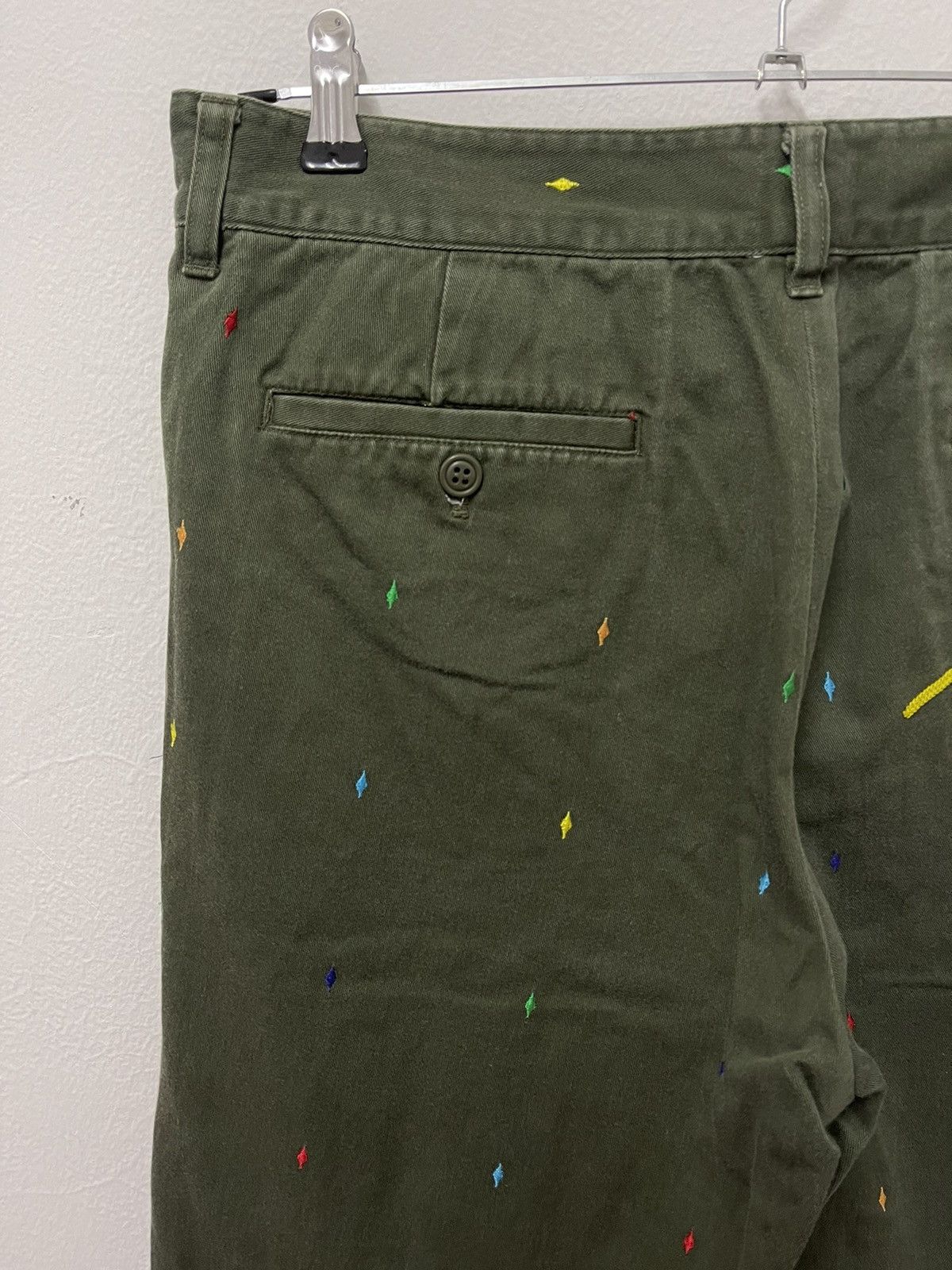 Tommy Hilfiger × Vintage Vintage Tommy Hilfiger Logo Rainbow Military Trousers Pants Size US 32 / EU 48 - 4 Thumbnail