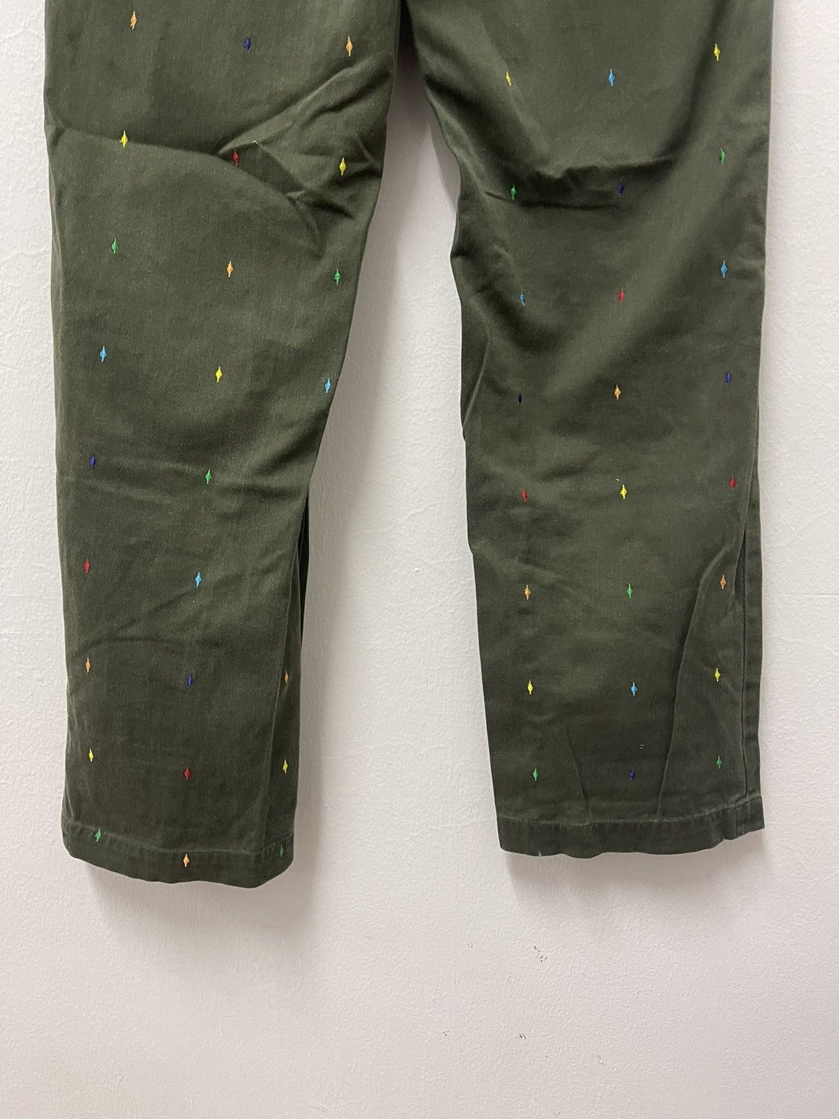 Tommy Hilfiger × Vintage Vintage Tommy Hilfiger Logo Rainbow Military Trousers Pants Size US 32 / EU 48 - 5 Thumbnail