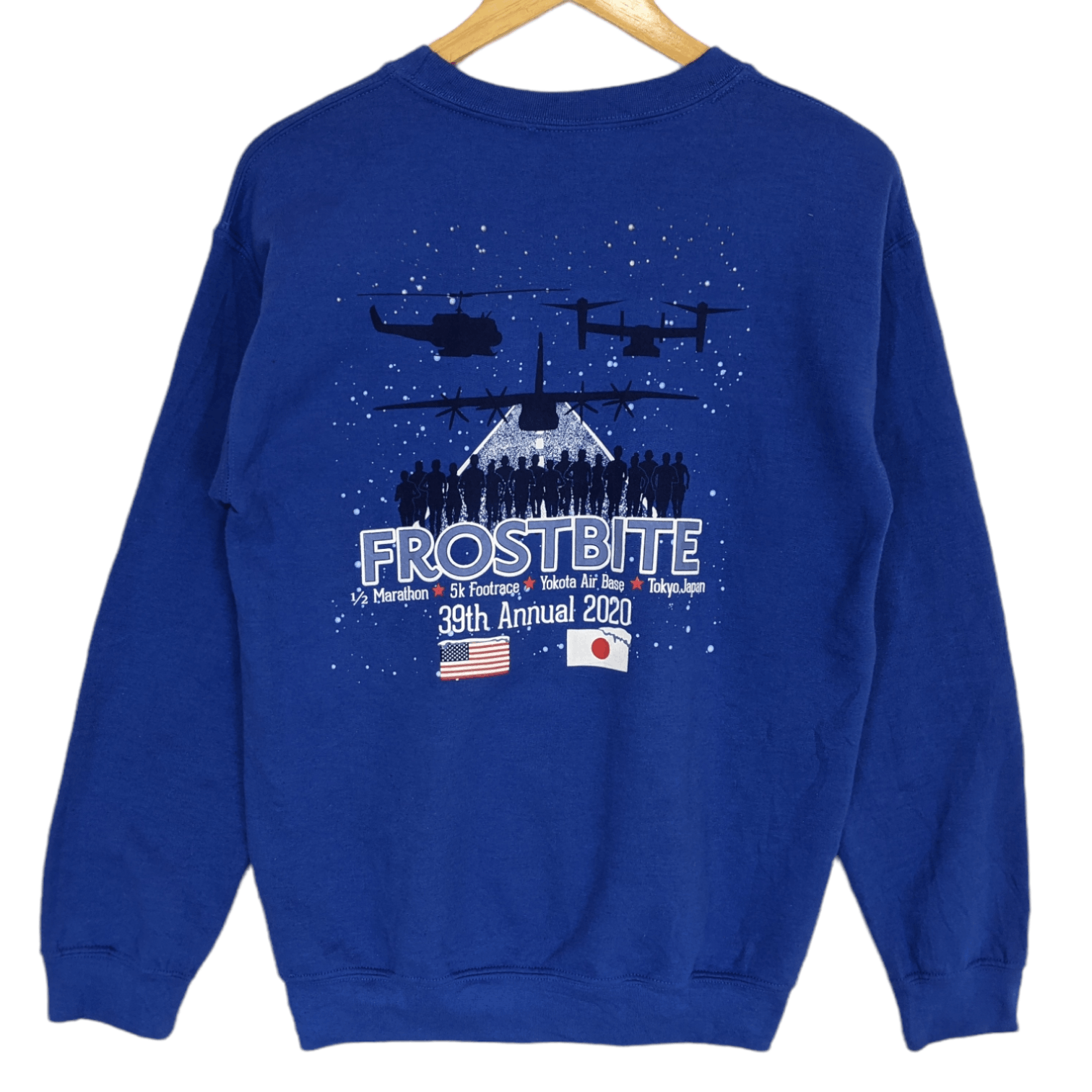 Gildan 2020 YOKOTA STRIDERS Marathon Club Jumper Sweatshirt Size US S / EU 44-46 / 1 - 4 Thumbnail