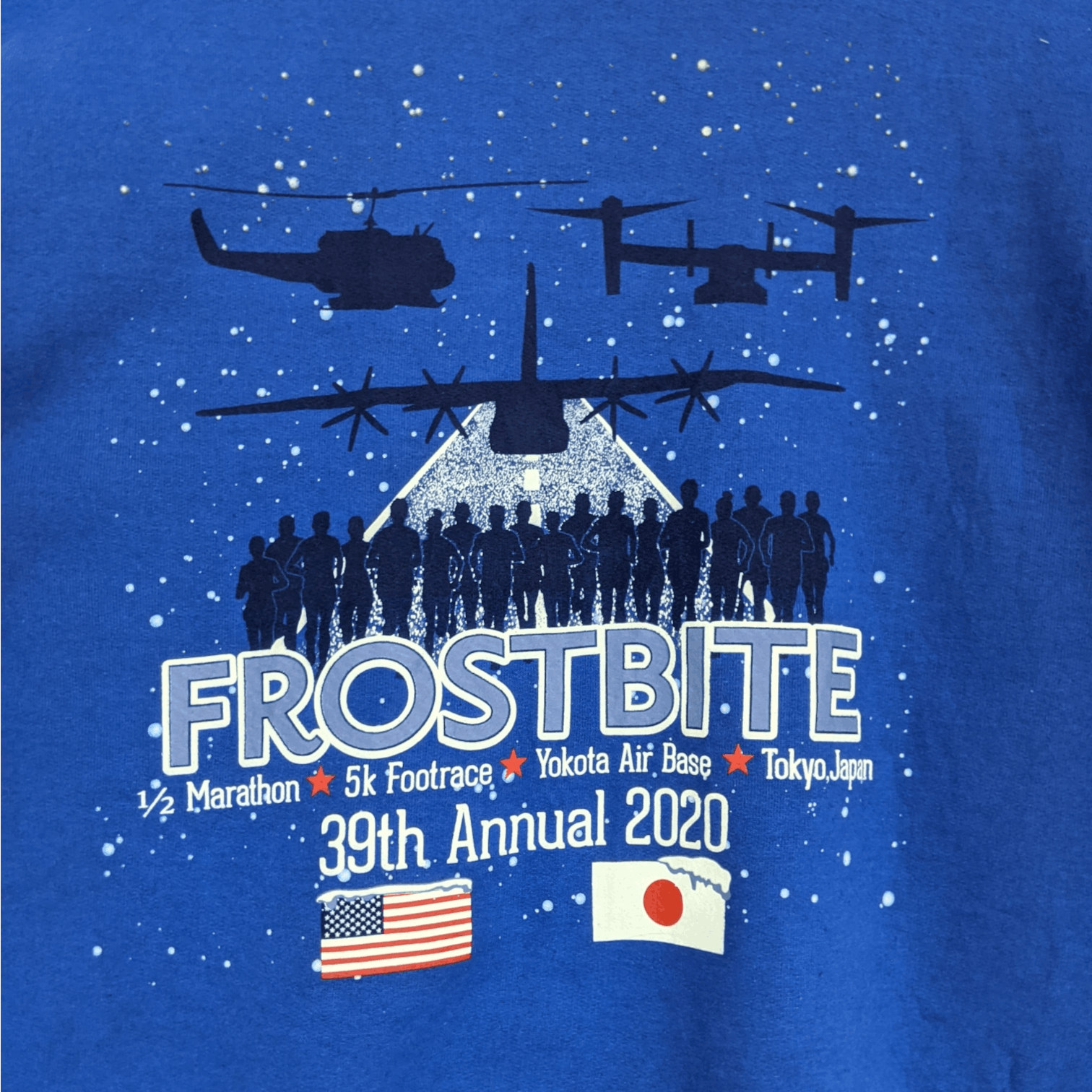 Gildan 2020 YOKOTA STRIDERS Marathon Club Jumper Sweatshirt Size US S / EU 44-46 / 1 - 6 Thumbnail
