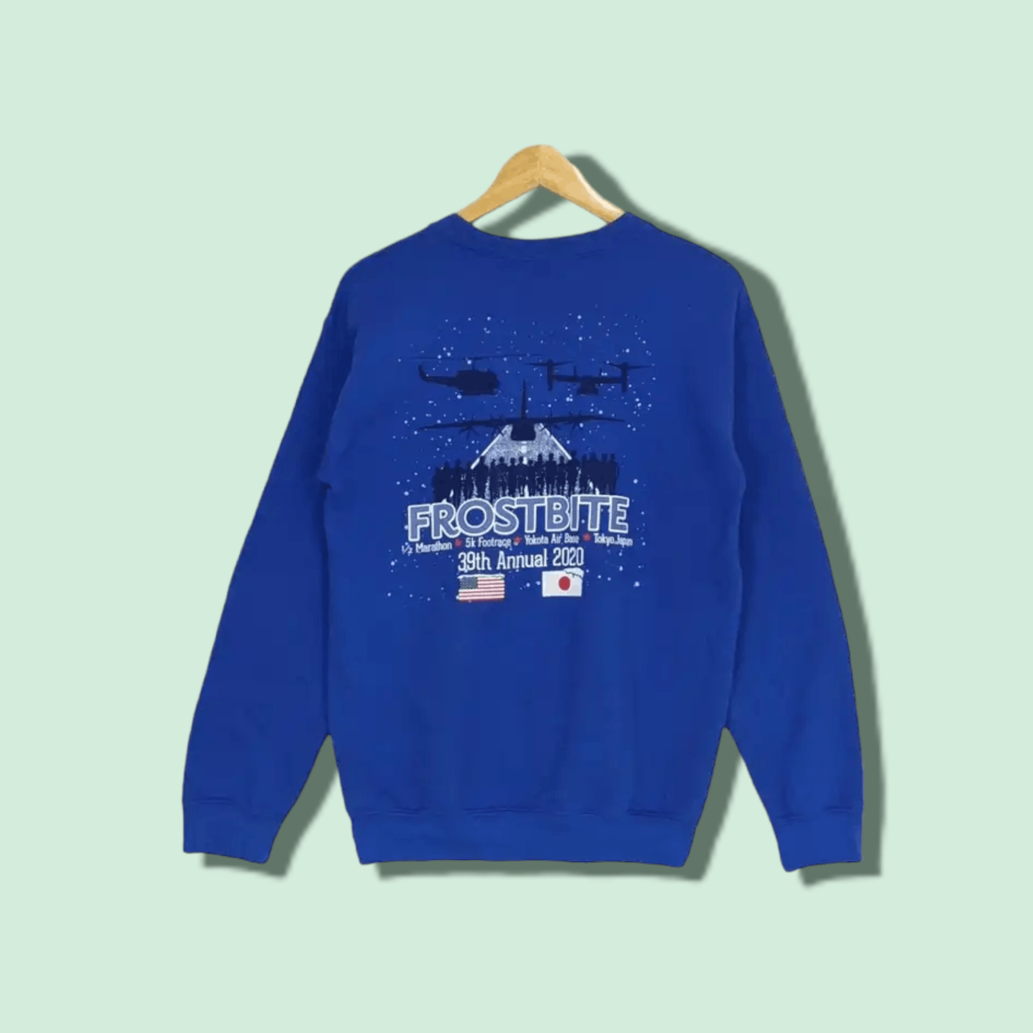 Gildan 2020 YOKOTA STRIDERS Marathon Club Jumper Sweatshirt Size US S / EU 44-46 / 1 - 1 Thumbnail