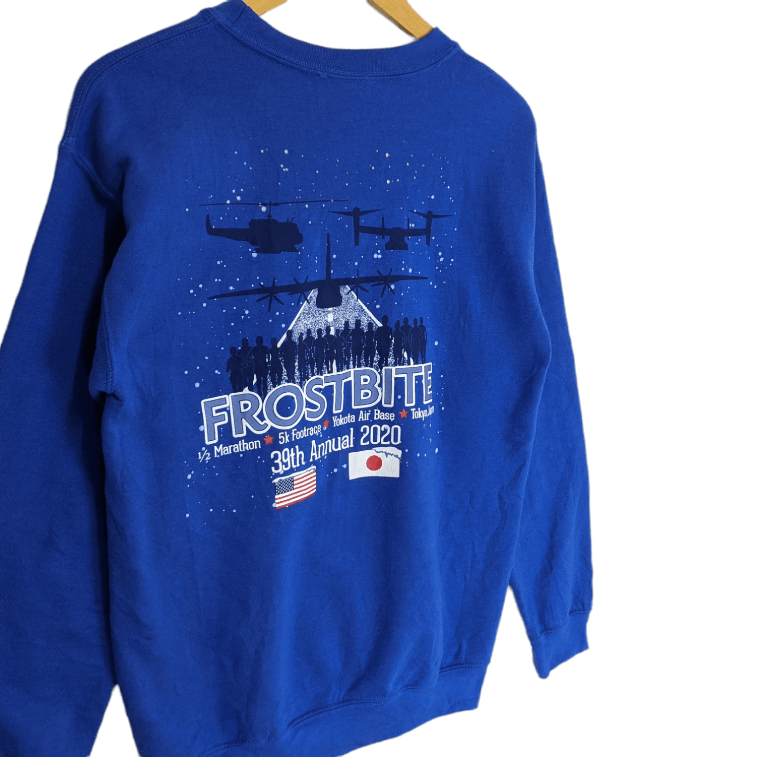 Gildan 2020 YOKOTA STRIDERS Marathon Club Jumper Sweatshirt Size US S / EU 44-46 / 1 - 5 Thumbnail
