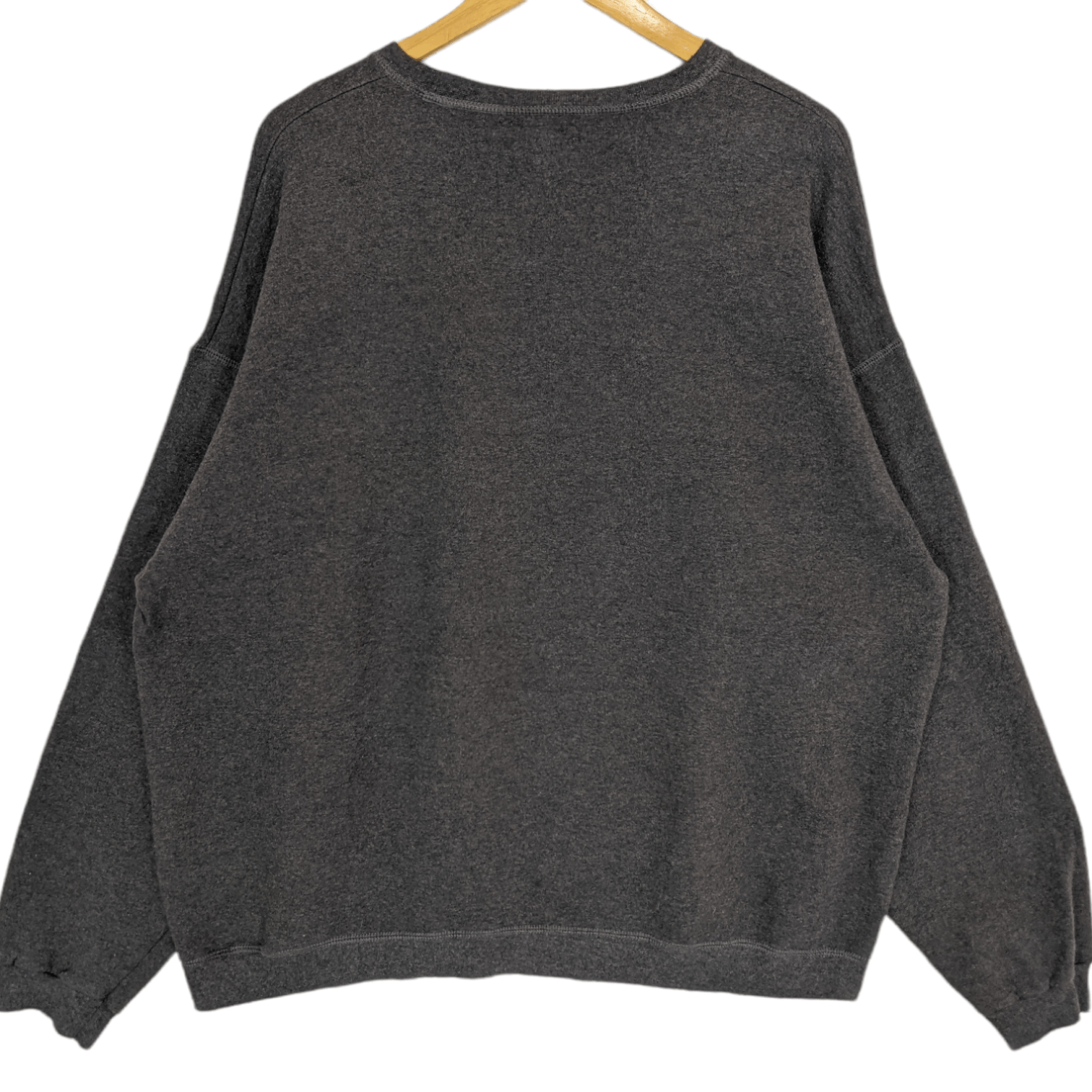 Hanes HANES Grey Plain Jumper Sweatshirt Size US XL / EU 56 / 4 - 6 Thumbnail