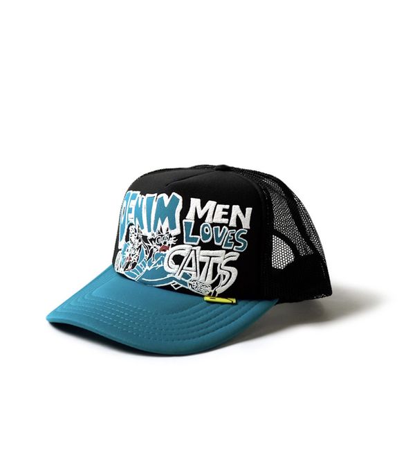 Kapital kapital Denim man loves cats truck cap | Grailed