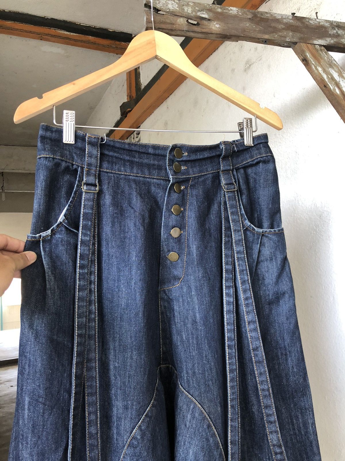 Vintage Rare❗️Vintage Spinns Seditionaries Bondage Punk Denim Size US 30 / EU 46 - 7 Thumbnail