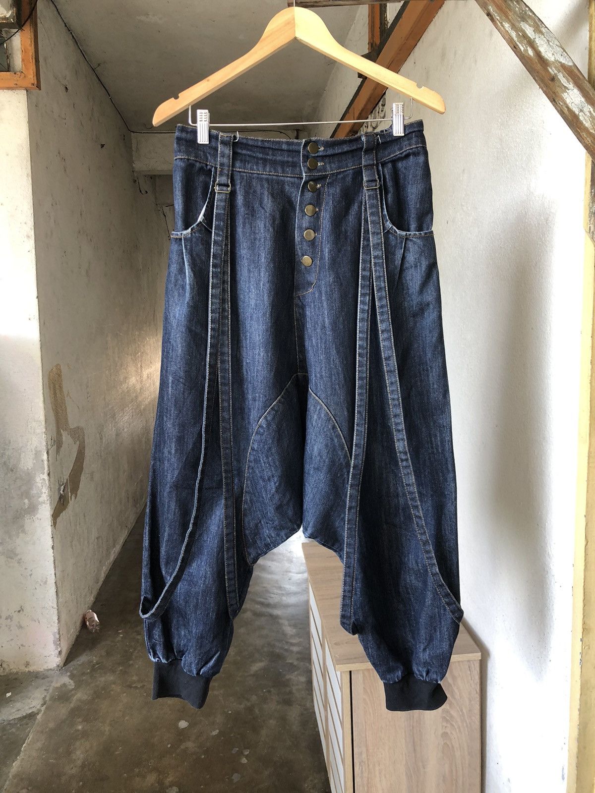 Vintage Rare❗️Vintage Spinns Seditionaries Bondage Punk Denim Size US 30 / EU 46 - 2 Thumbnail