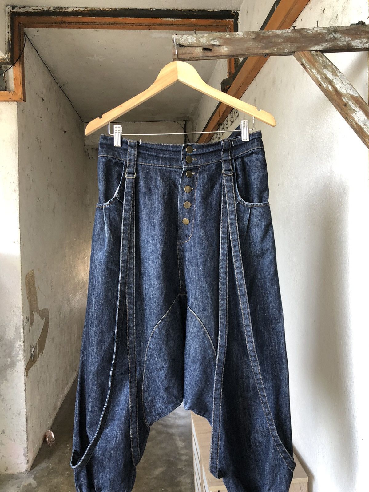 Vintage Rare❗️Vintage Spinns Seditionaries Bondage Punk Denim Size US 30 / EU 46 - 3 Thumbnail