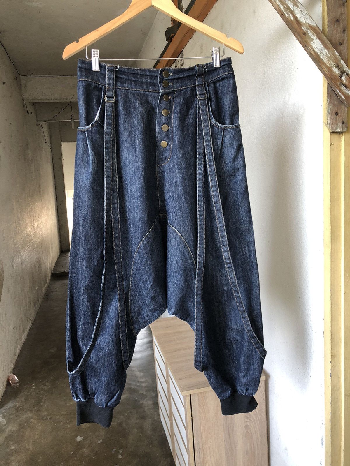 Vintage Rare❗️Vintage Spinns Seditionaries Bondage Punk Denim Size US 30 / EU 46 - 4 Thumbnail