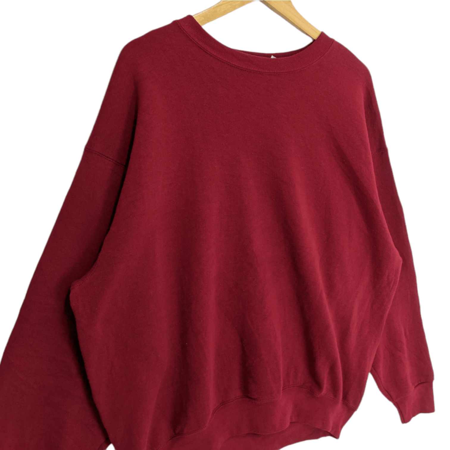 American Apparel FRUIT OF THE LOOM Red Plain Jumper Sweatshirt Size US XXL / EU 58 / 5 - 3 Thumbnail