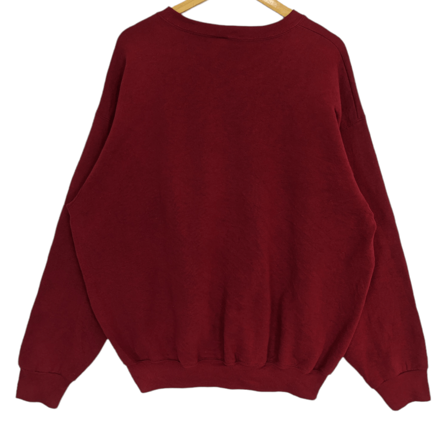 American Apparel FRUIT OF THE LOOM Red Plain Jumper Sweatshirt Size US XXL / EU 58 / 5 - 7 Thumbnail
