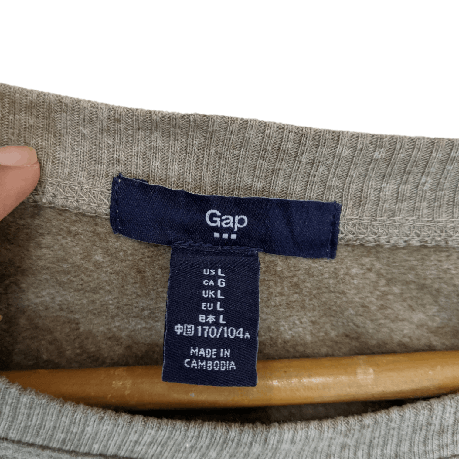 Gap GAP Big Logo Spell Out Jumper Sweatshirt Size L / US 10 / IT 46 - 7 Thumbnail