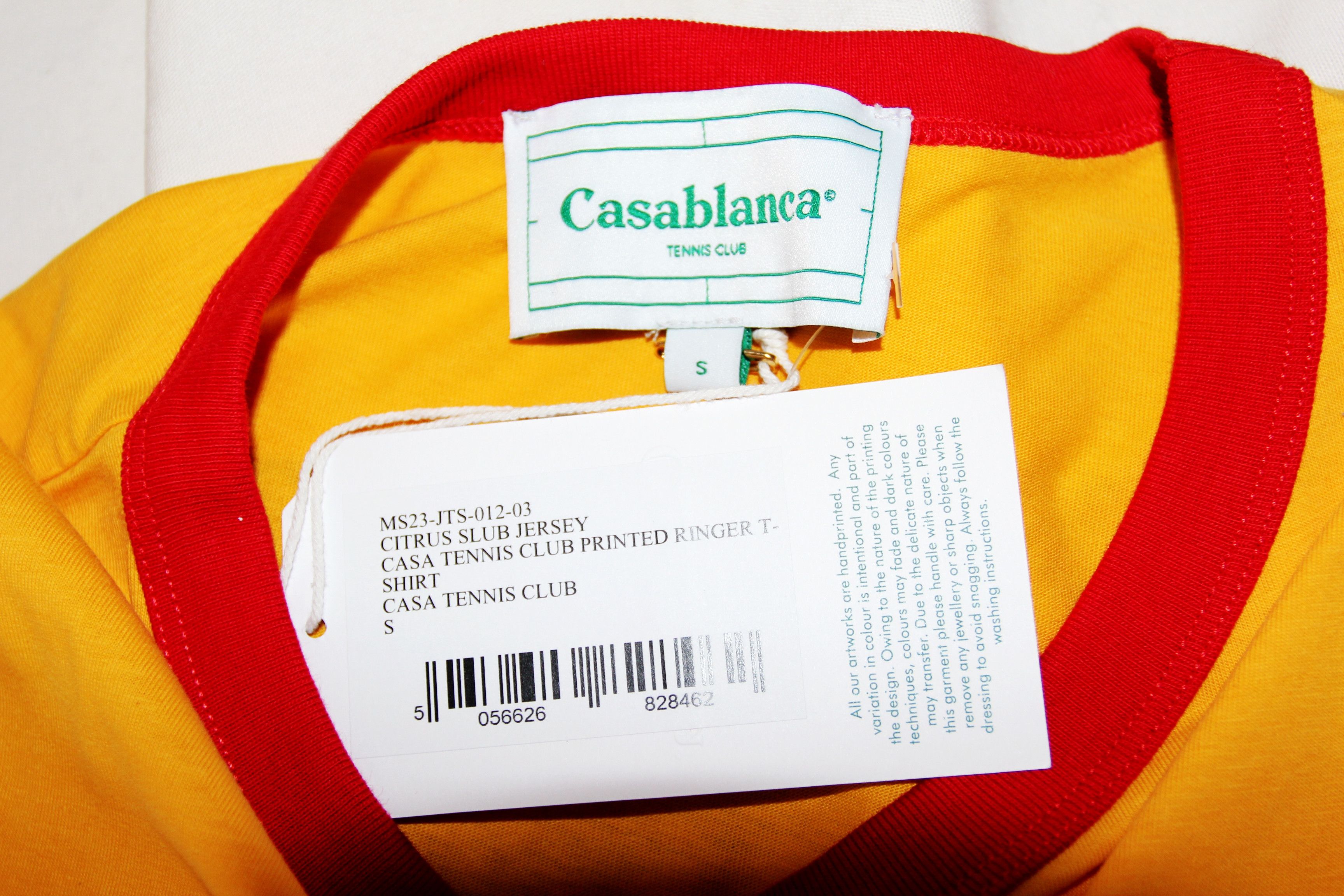 Casablanca BNWT SS23 CASABLANCA "CASA TENNIS CLUB" TSHIRT S Size US S / EU 44-46 / 1 - 8 Thumbnail
