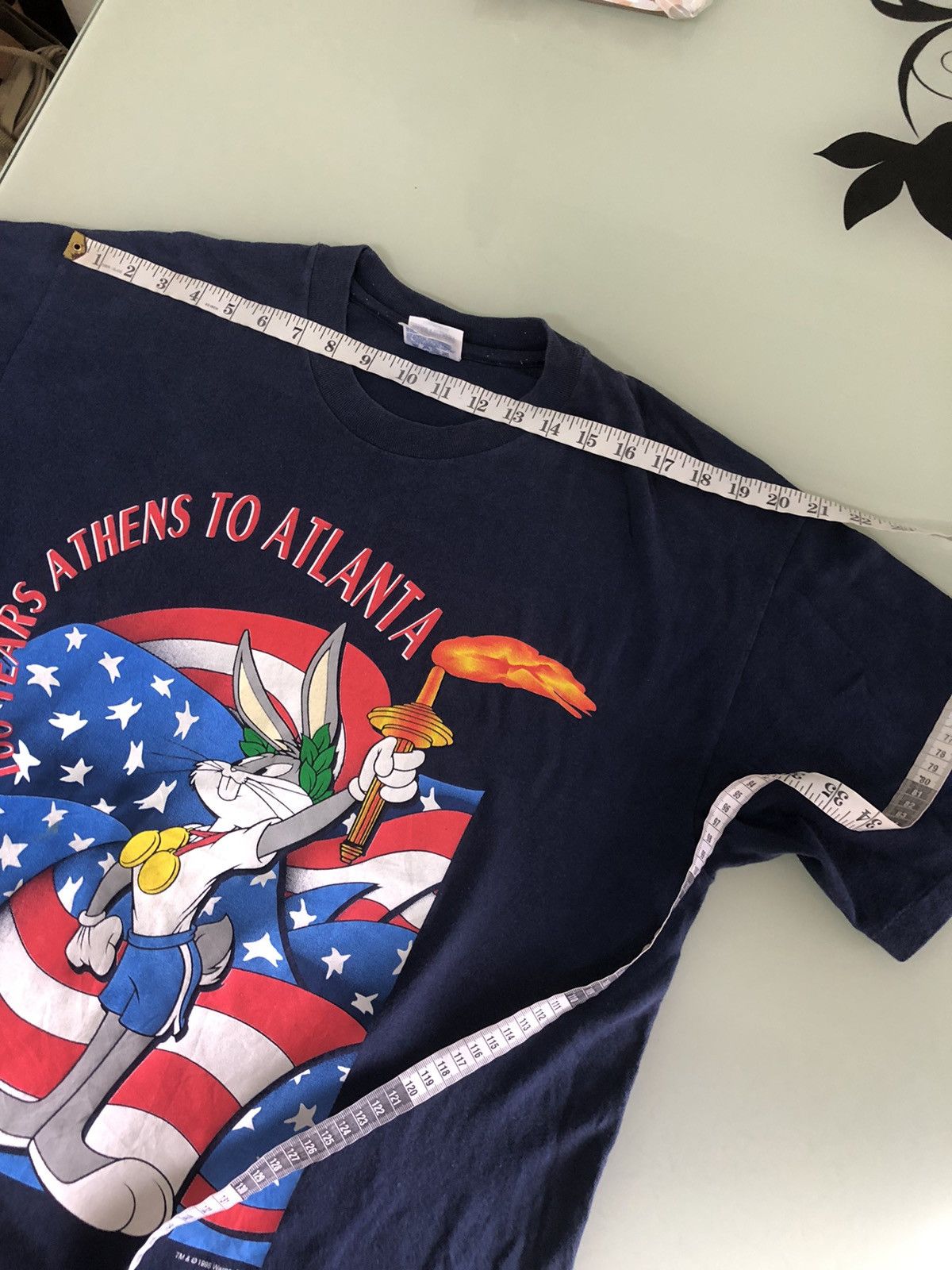 USA Olympics Vintage 90s Olympic USA x Bugs Bunny Warner Bros T-Shirt Size US L / EU 52-54 / 3 - 16 Thumbnail