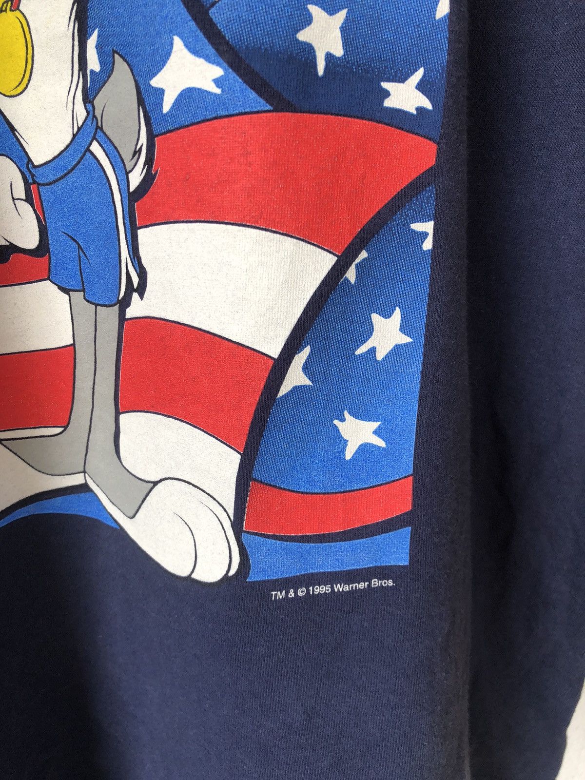USA Olympics Vintage 90s Olympic USA x Bugs Bunny Warner Bros T-Shirt Size US L / EU 52-54 / 3 - 5 Thumbnail