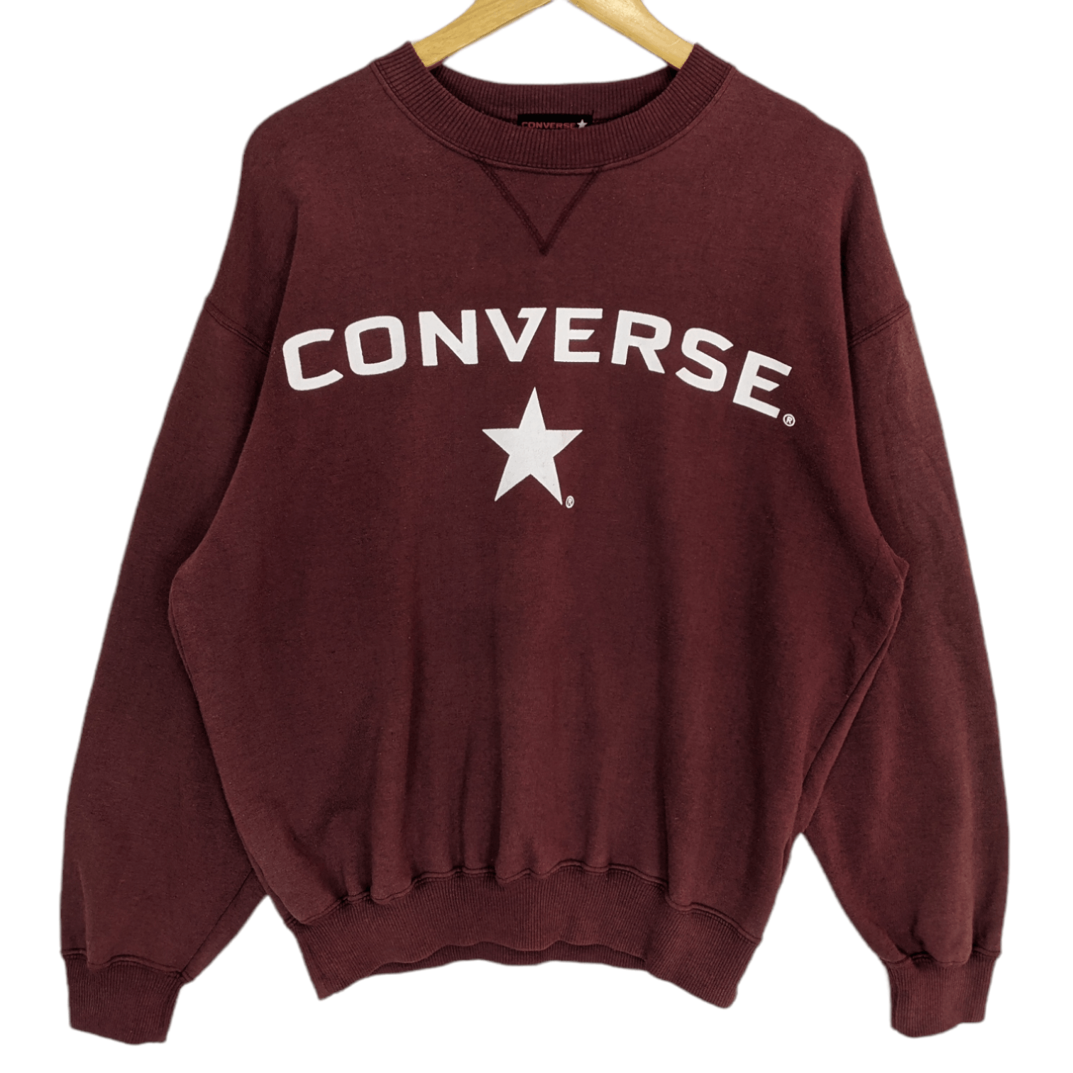 Converse Vintage CONVERSE Big Logo Spell Out Jumper Sweatshirt Size US L / EU 52-54 / 3 - 2 Thumbnail