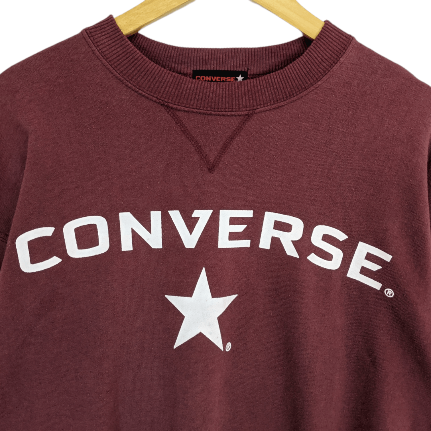 Converse Vintage CONVERSE Big Logo Spell Out Jumper Sweatshirt Size US L / EU 52-54 / 3 - 4 Thumbnail