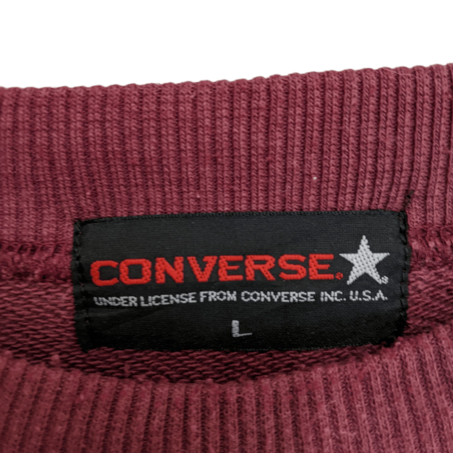 Converse Vintage CONVERSE Big Logo Spell Out Jumper Sweatshirt Size US L / EU 52-54 / 3 - 7 Thumbnail