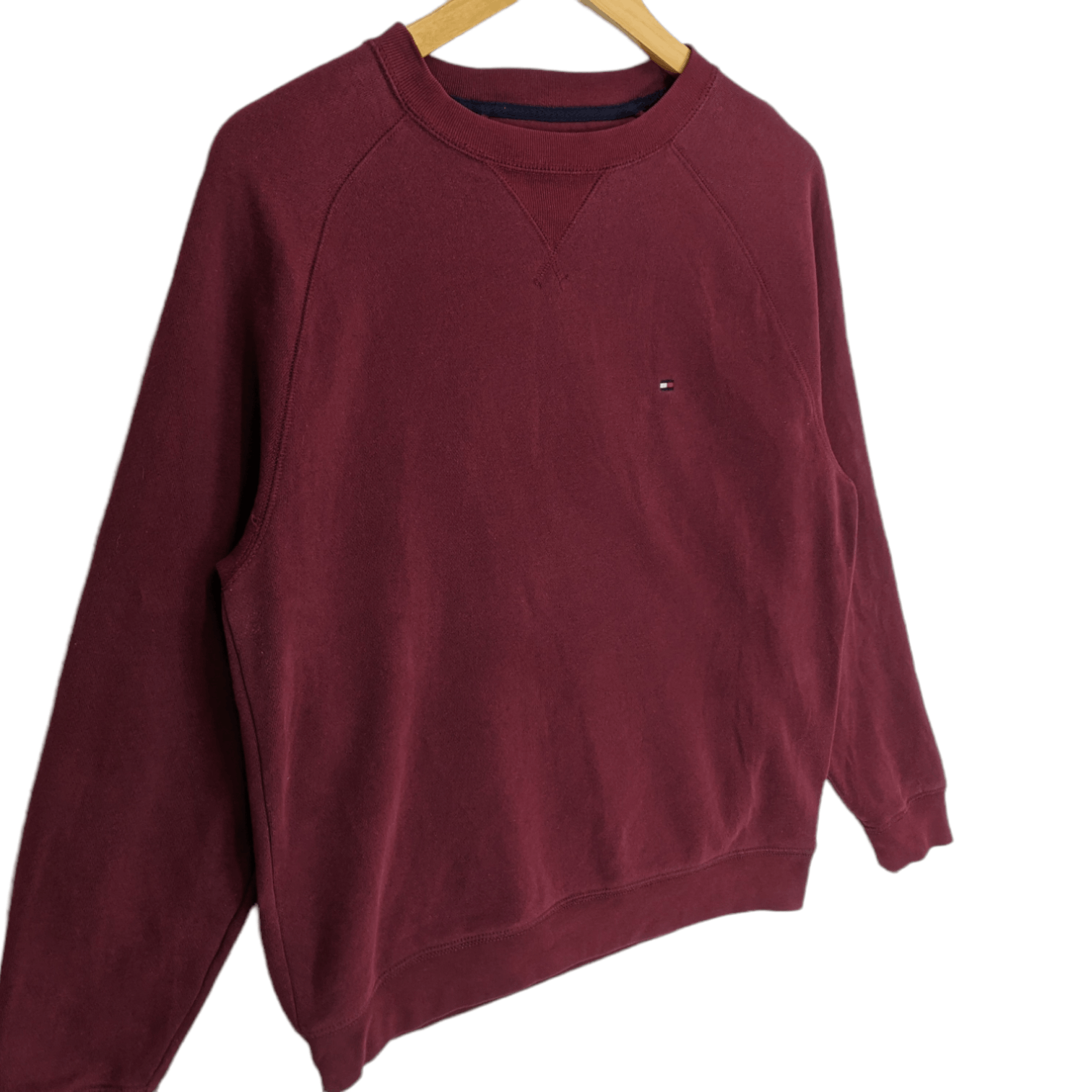 Tommy Hilfiger TOMMY HILFIGER Red Plain Jumper Sweatshirt Size US S / EU 44-46 / 1 - 3 Thumbnail