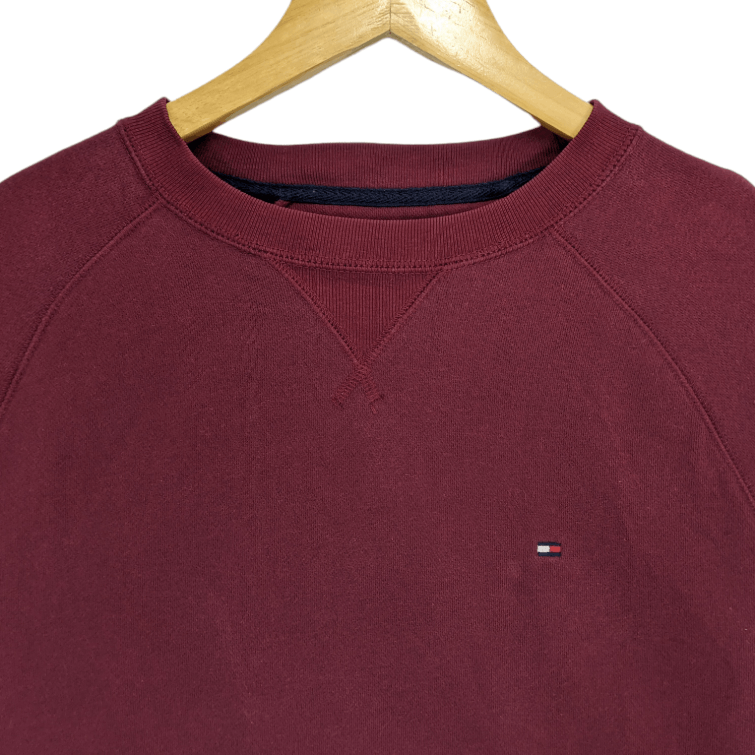 Tommy Hilfiger TOMMY HILFIGER Red Plain Jumper Sweatshirt Size US S / EU 44-46 / 1 - 4 Thumbnail