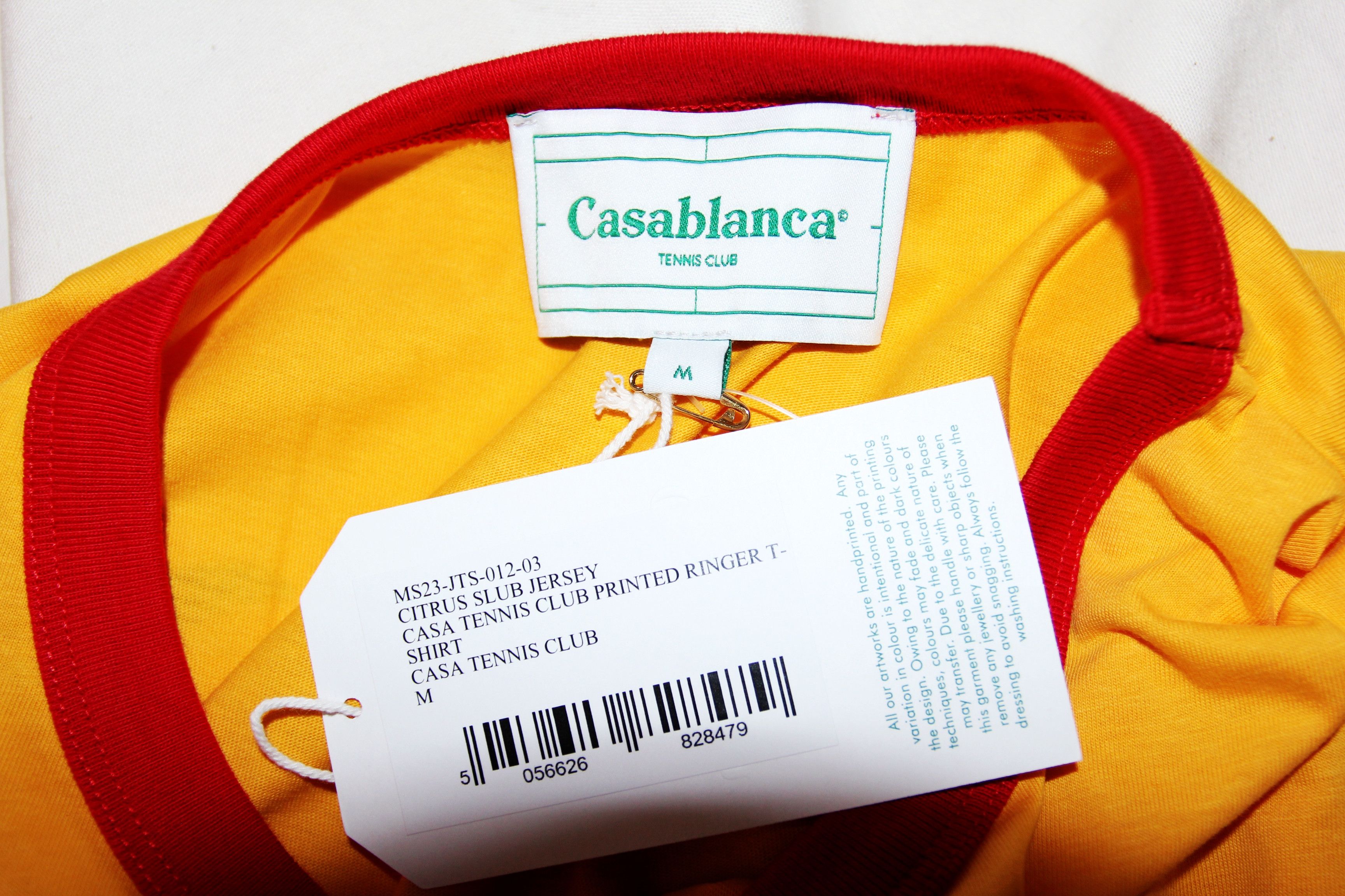Casablanca BNWT SS23 CASABLANCA "CASA TENNIS CLUB" TSHIRT M Size US M / EU 48-50 / 2 - 8 Thumbnail