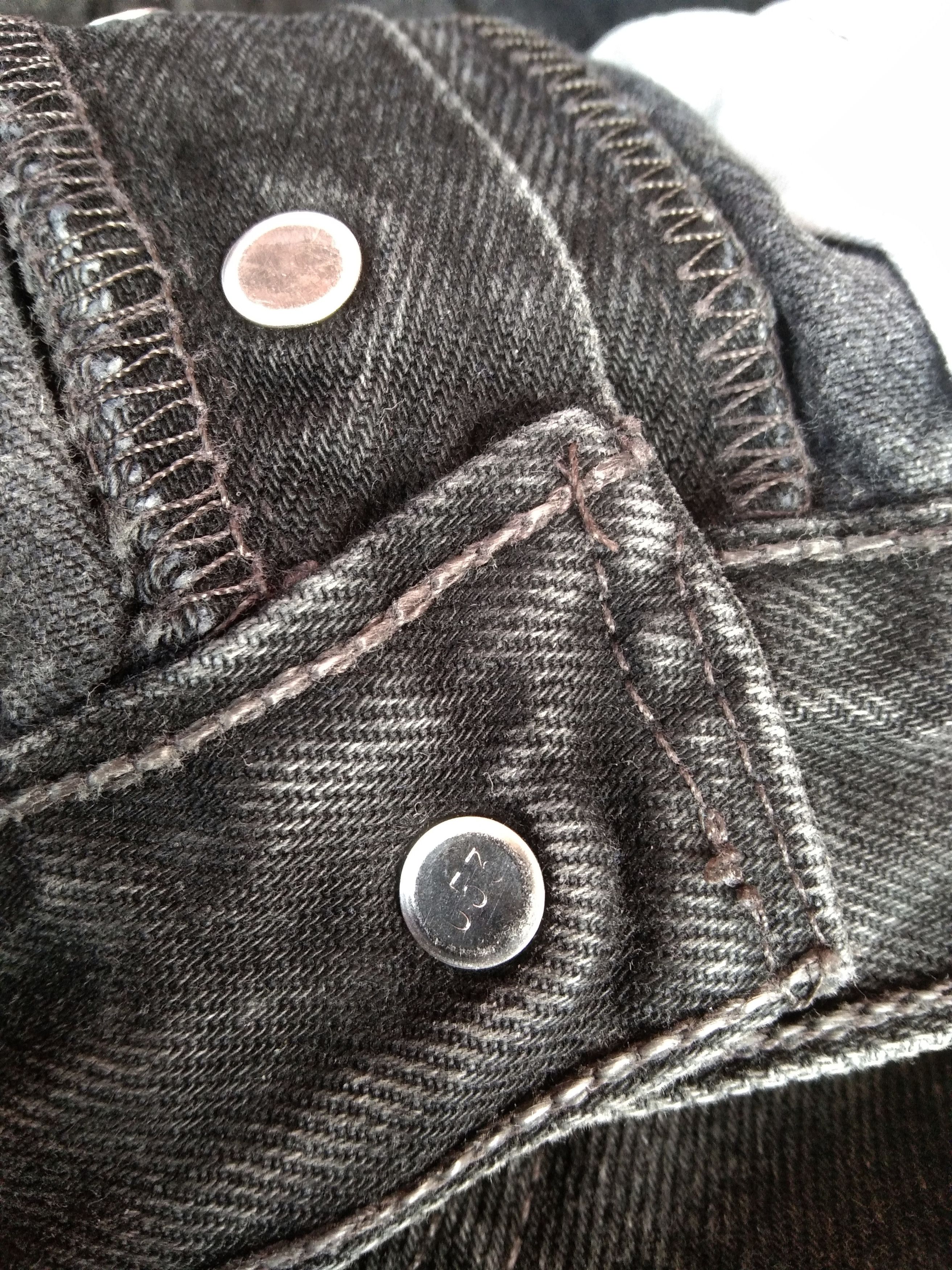 Levi's 90s Vintage Levi's 501 Black Made In USA Distressed Jeans Size US 32 / EU 48 - 9 Thumbnail