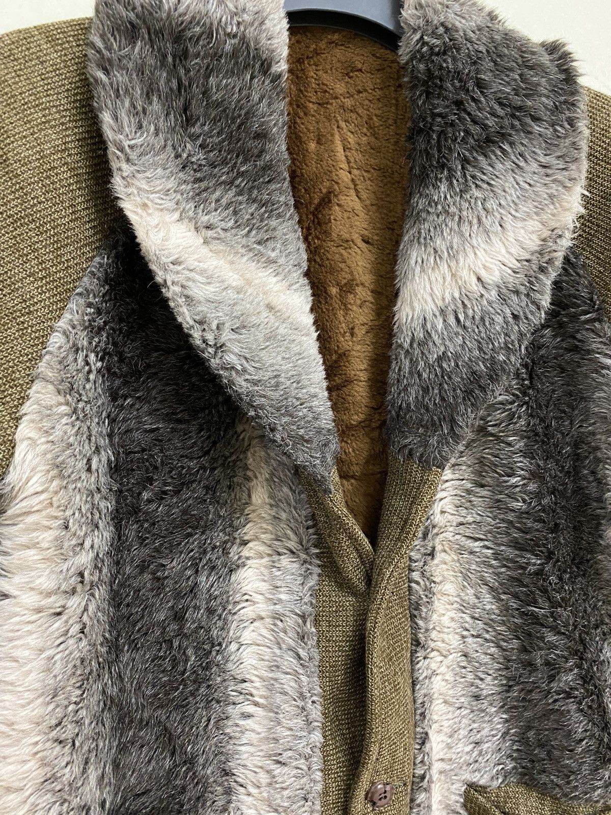 Vintage Vintage Unbranded Fur Collar Coat Jacket Size US L / EU 52-54 / 3 - 7 Thumbnail