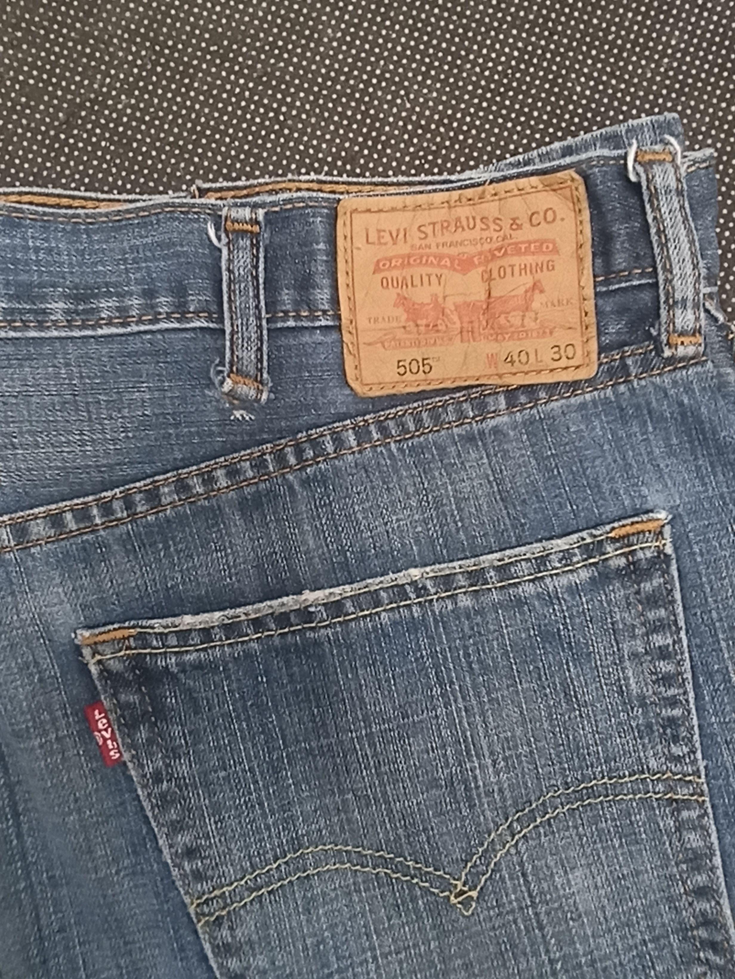 Jean × Levi's × Vintage VINTAGE LEVIS 505 BLUE WASH JEANS -J341 Size US 42 / EU 58 - 8 Thumbnail
