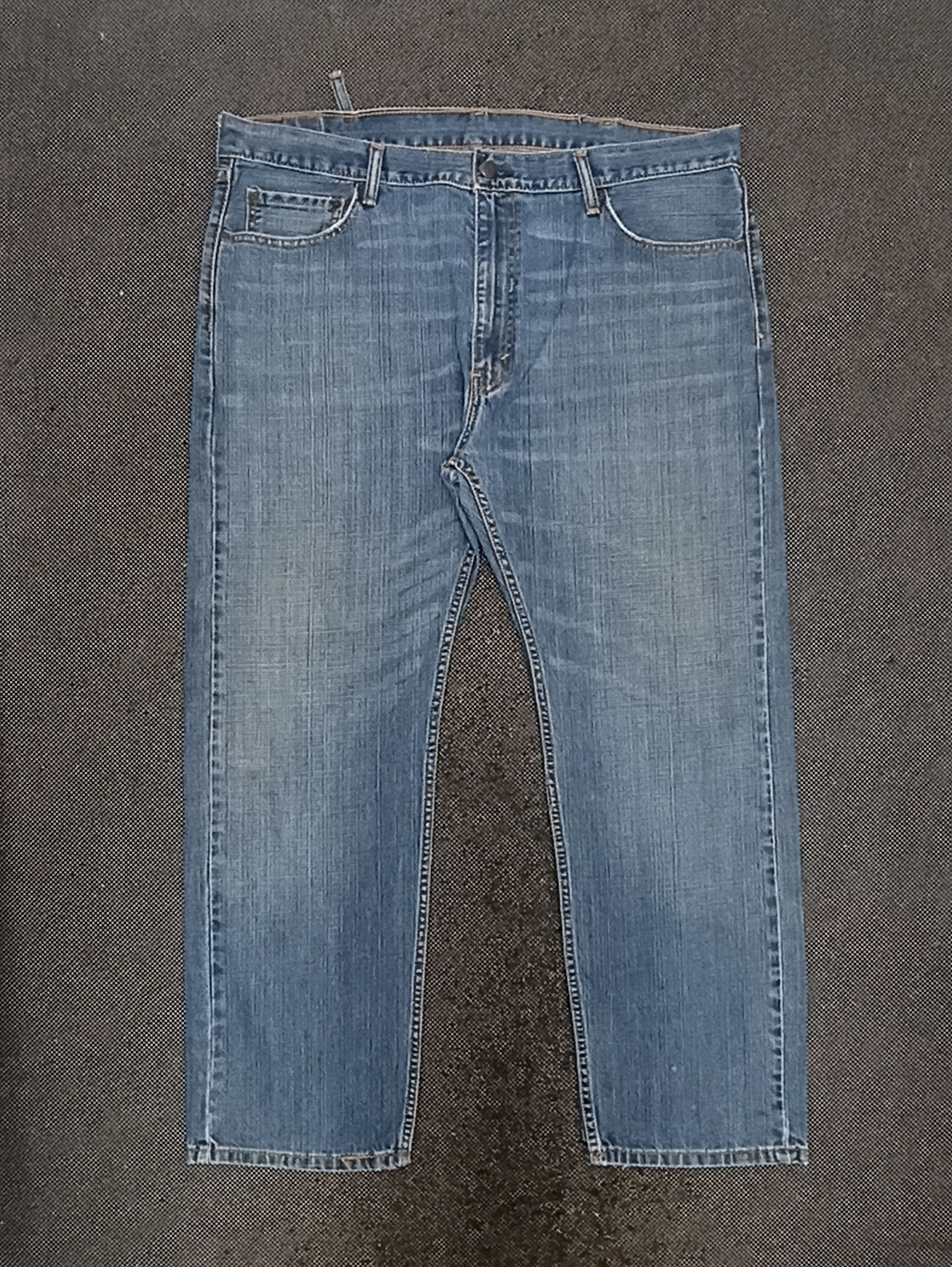 Jean × Levi's × Vintage VINTAGE LEVIS 505 BLUE WASH JEANS -J341 Size US 42 / EU 58 - 1 Thumbnail