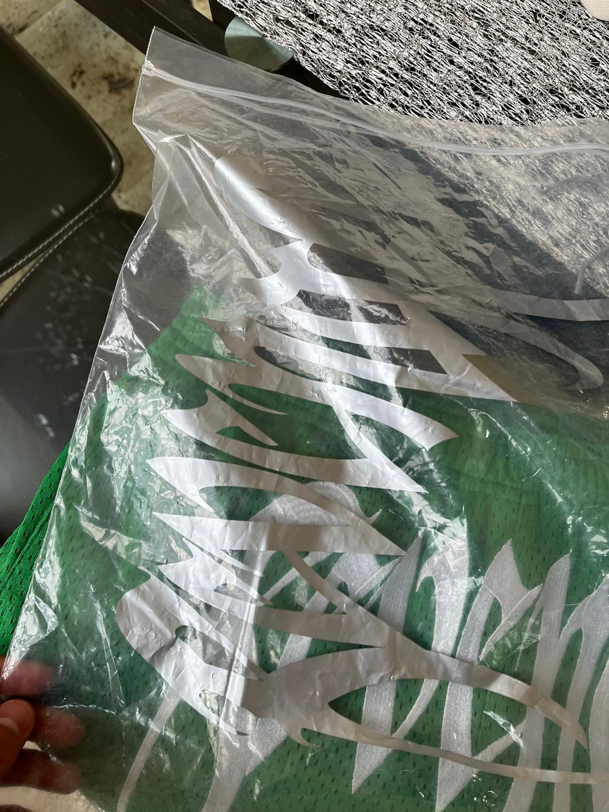 Revenge Mesh Embroidered Shorts in Green Size US 30 / EU 46 - 4 Thumbnail