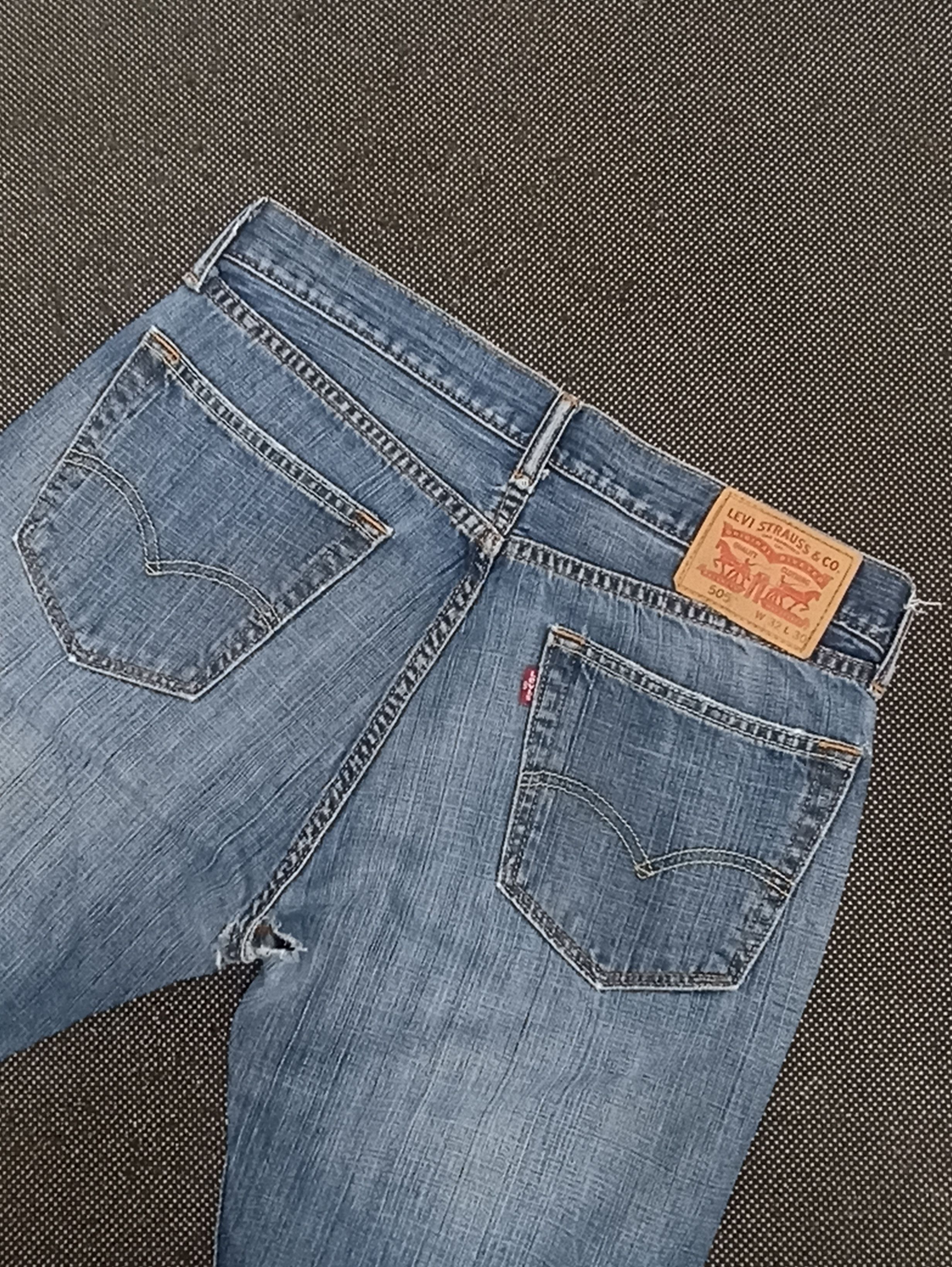 Jean × Levi's × Vintage VINTAGE LEVIS 505 JEANS -J342 Size US 34 / EU 50 - 10 Thumbnail