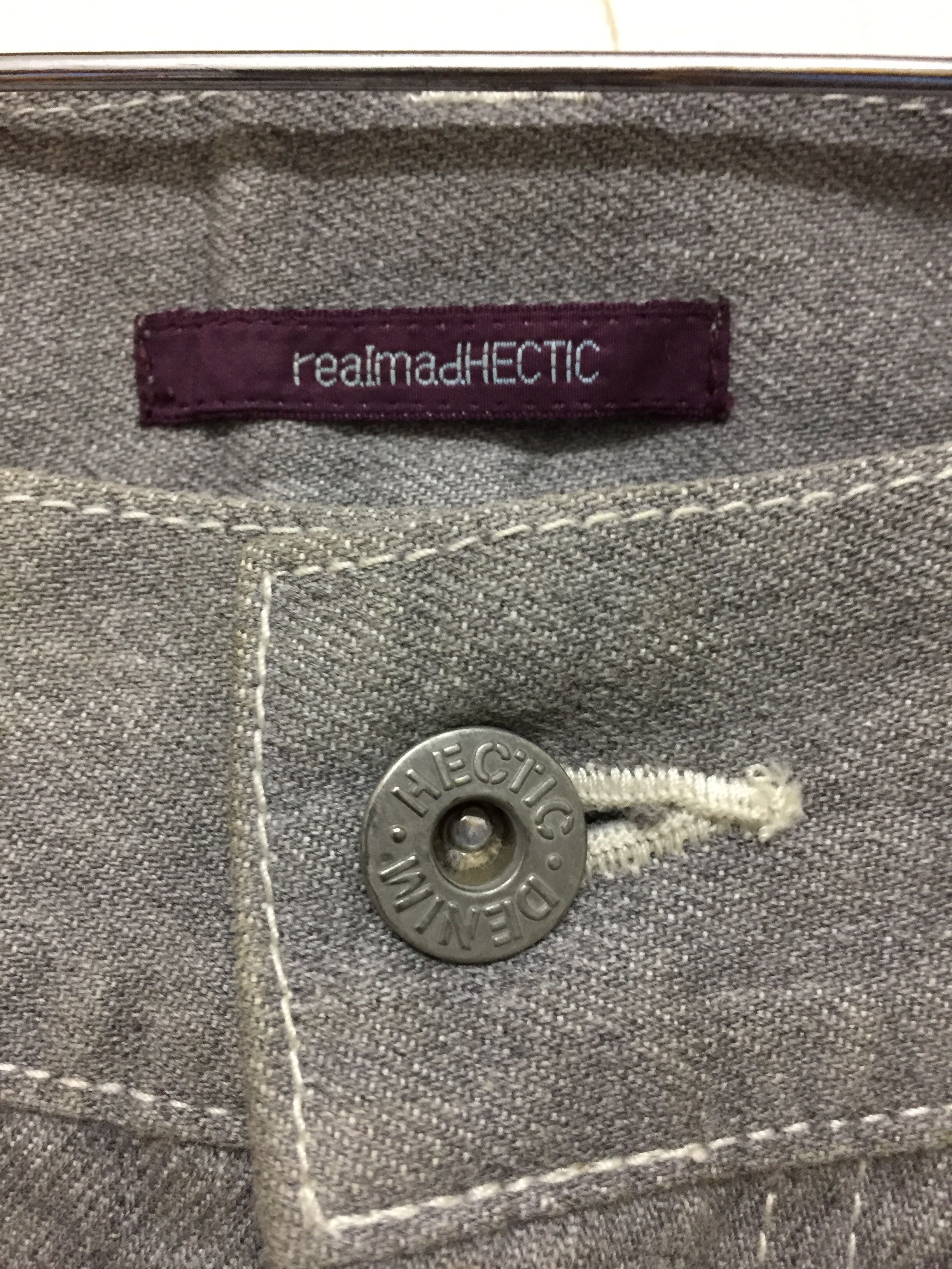 realmad HECTIC 90's Real Mad HECTIC 4 back pocket denim Size US 33 - 8 Thumbnail