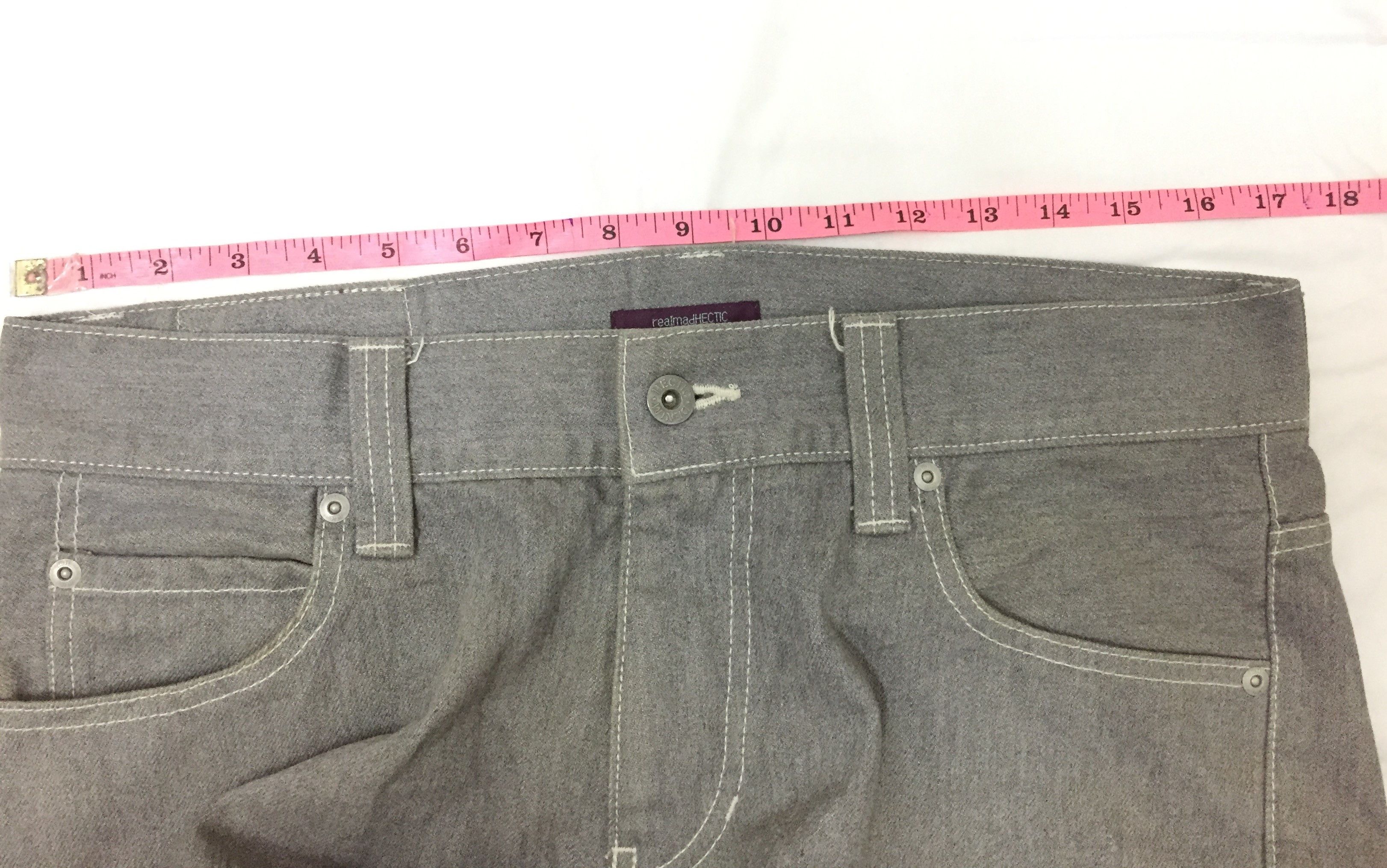 realmad HECTIC 90's Real Mad HECTIC 4 back pocket denim Size US 33 - 10 Thumbnail